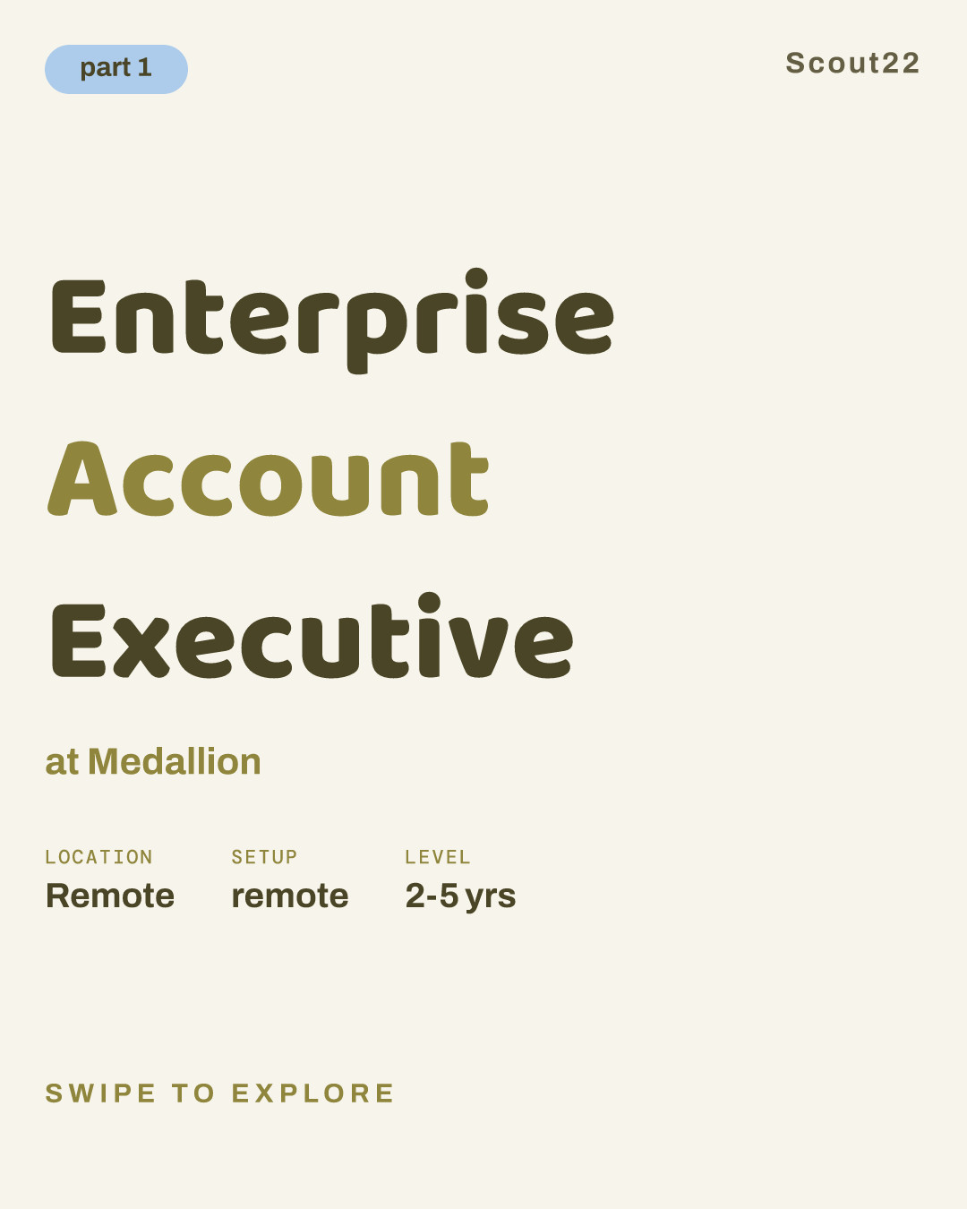 Enterprise Account Executive at Medallion