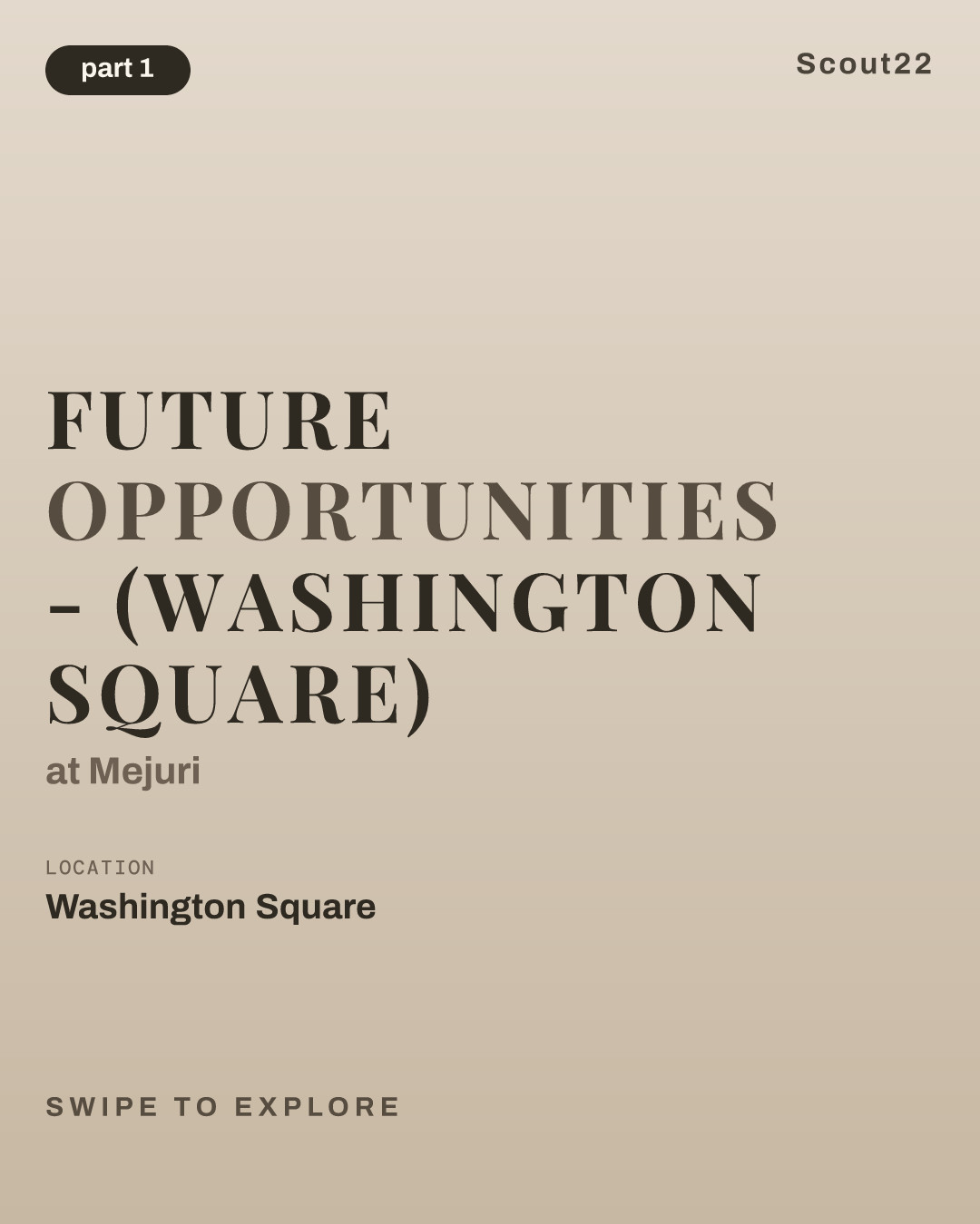 Future Opportunities - (Washington Square) at Mejuri