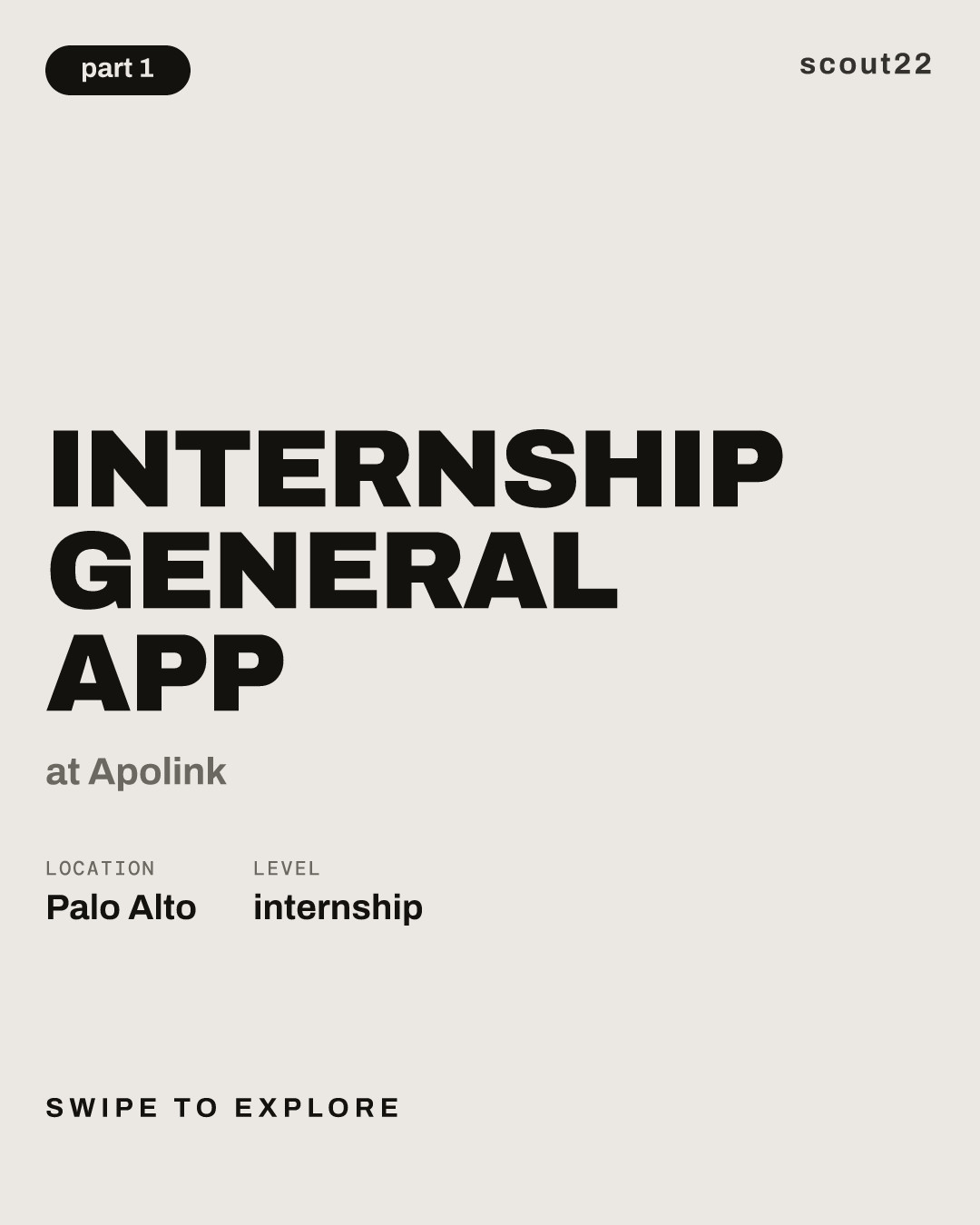 Internship General App at Apolink