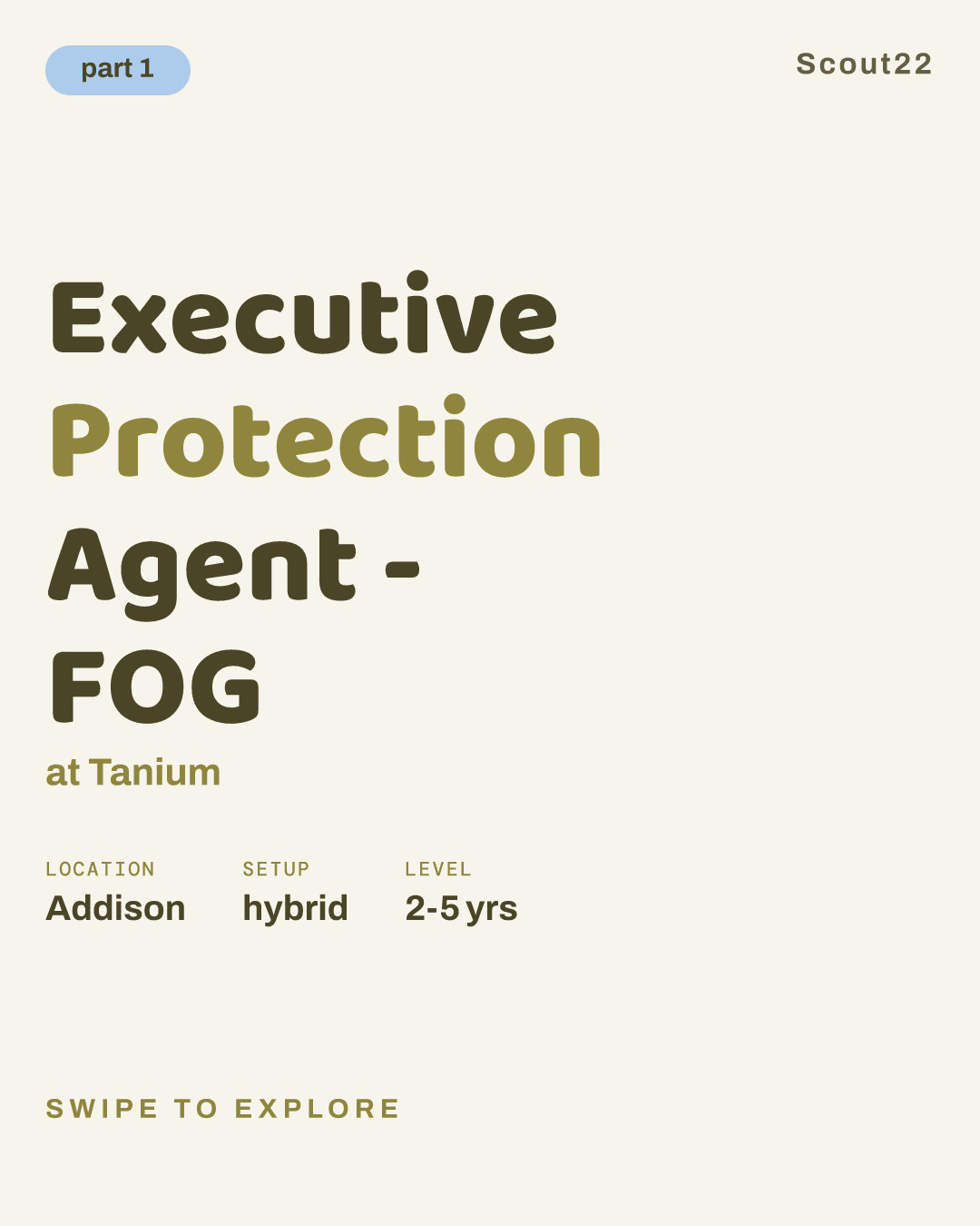 Executive Protection Agent - FOG at Tanium