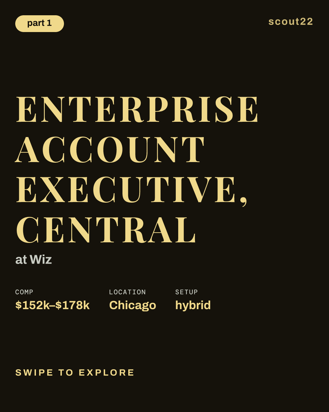 Enterprise Account Executive, Central at Wiz
