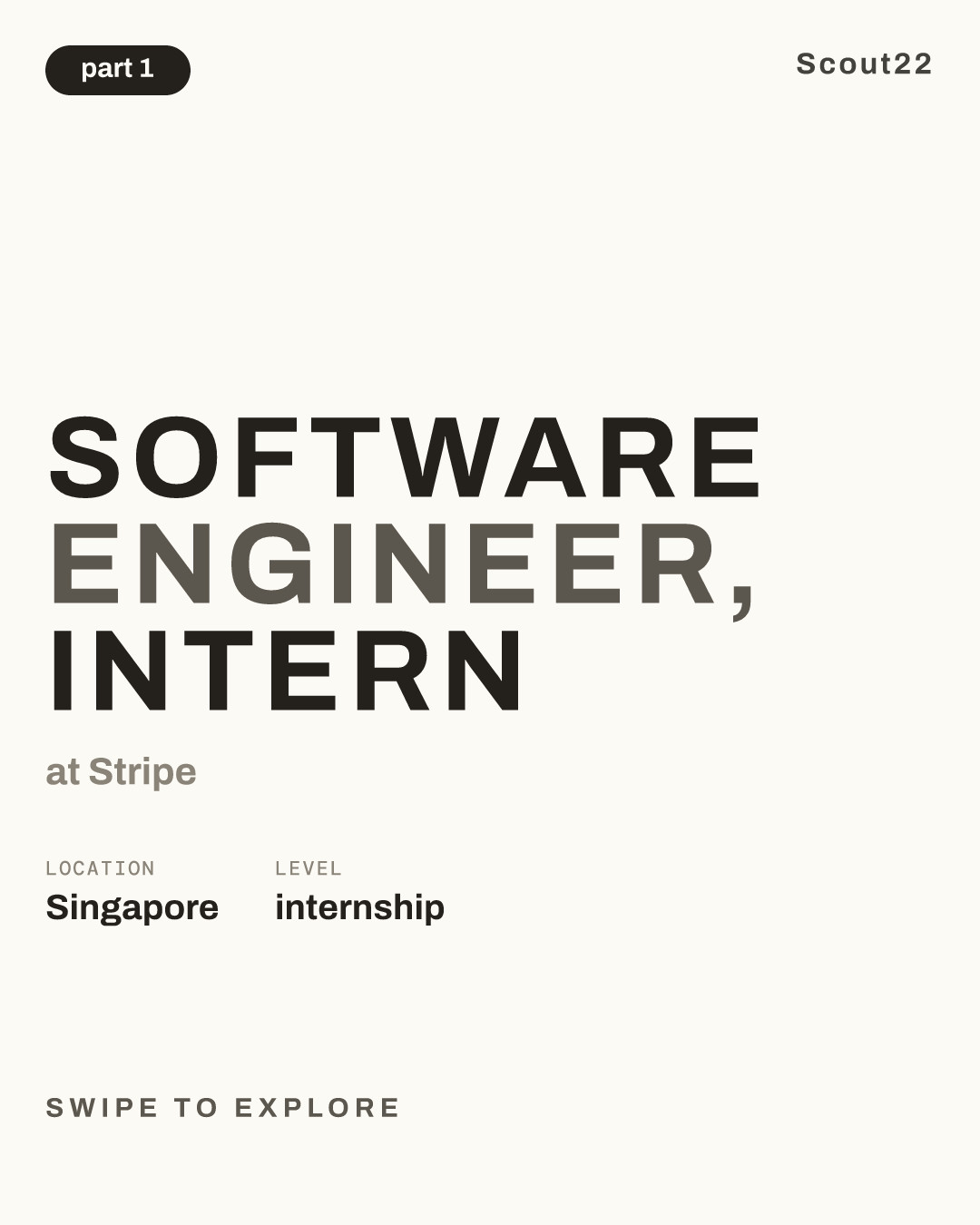 Software Engineer, Intern at Stripe