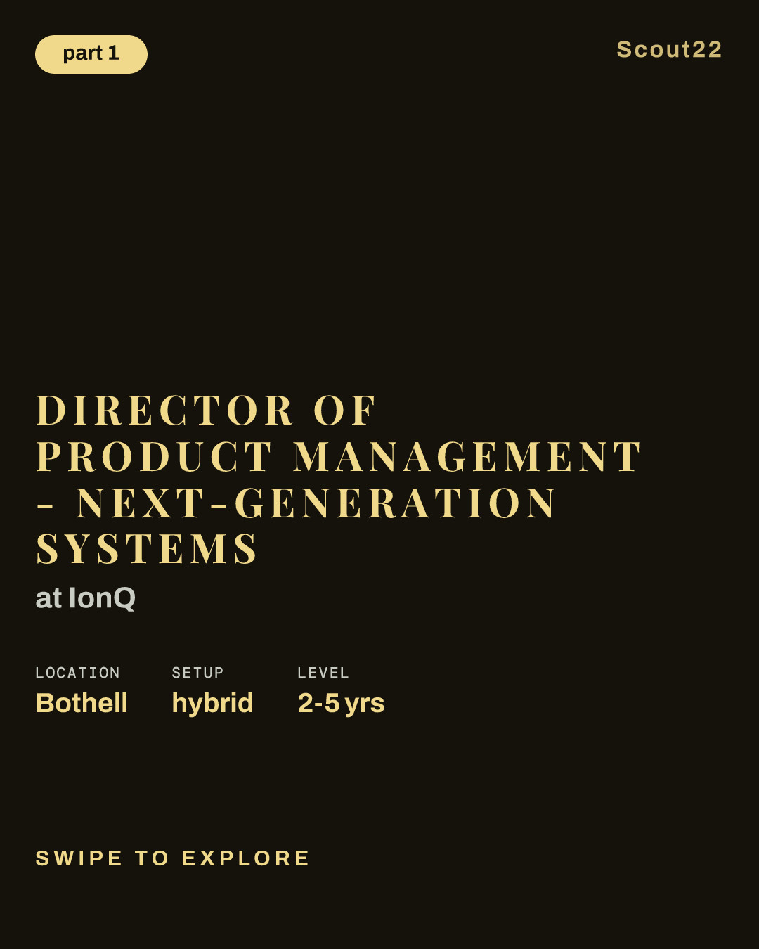 Director of Product Management - Next-Generation Systems at IonQ