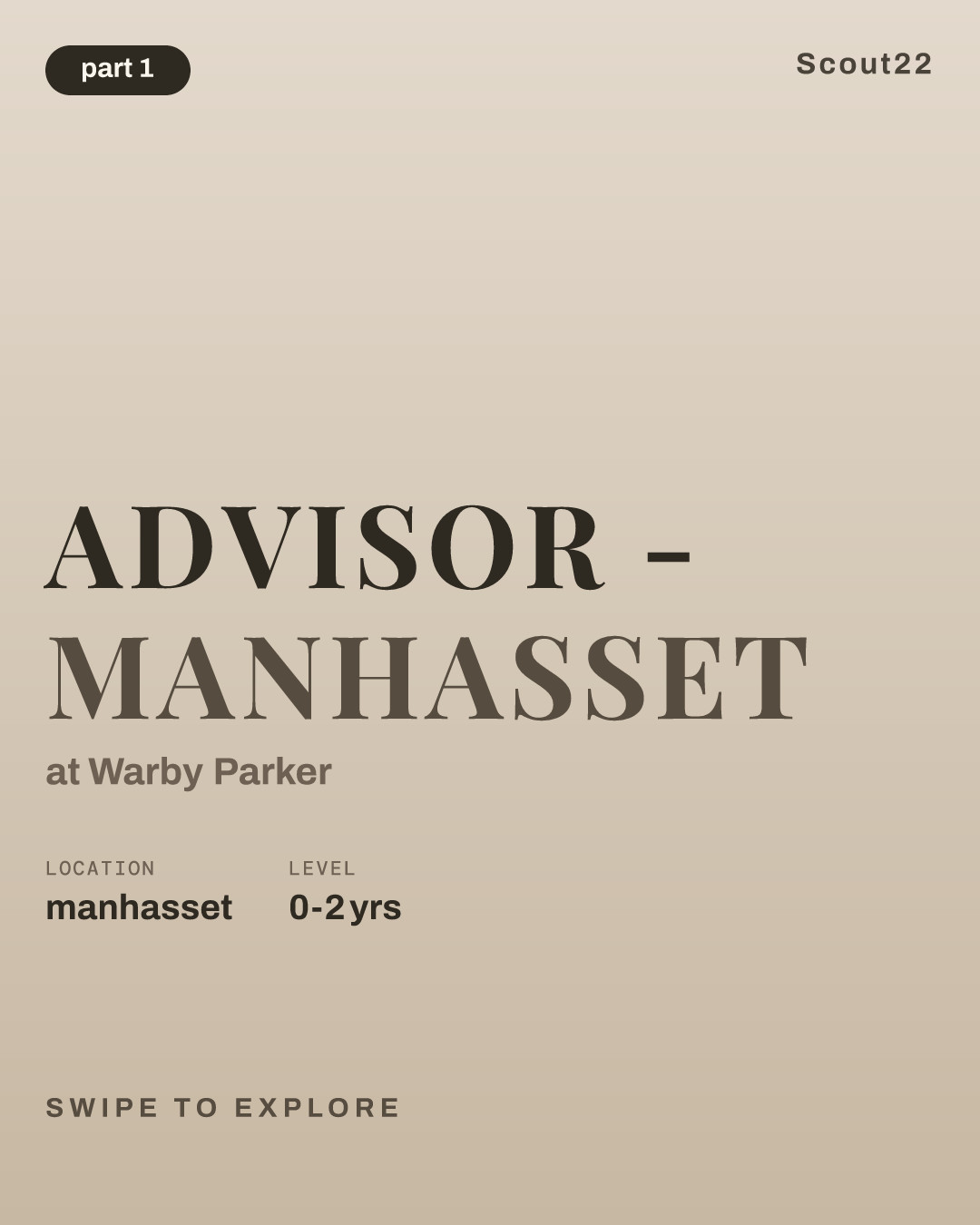 Advisor - Manhasset at Warby Parker