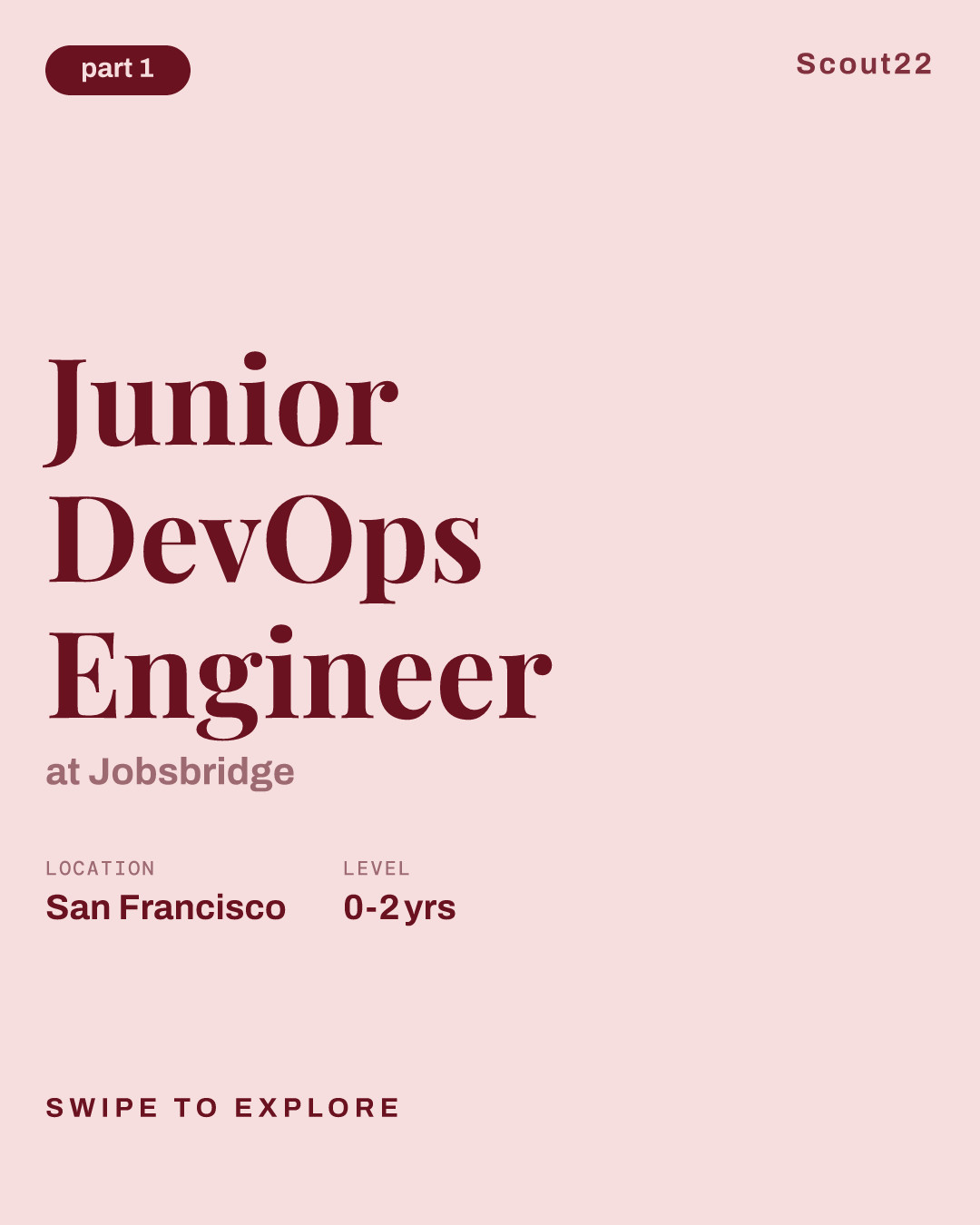 Junior DevOps Engineer at Jobsbridge