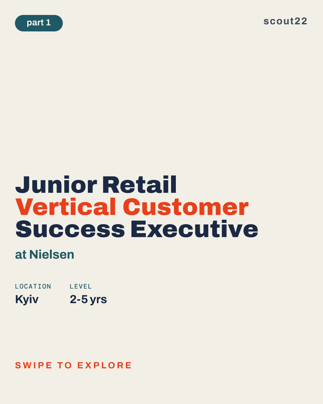 Junior Retail Vertical Customer Success Executive at Nielsen