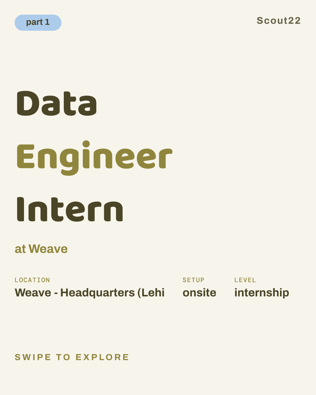 Data Engineer Intern at Weave