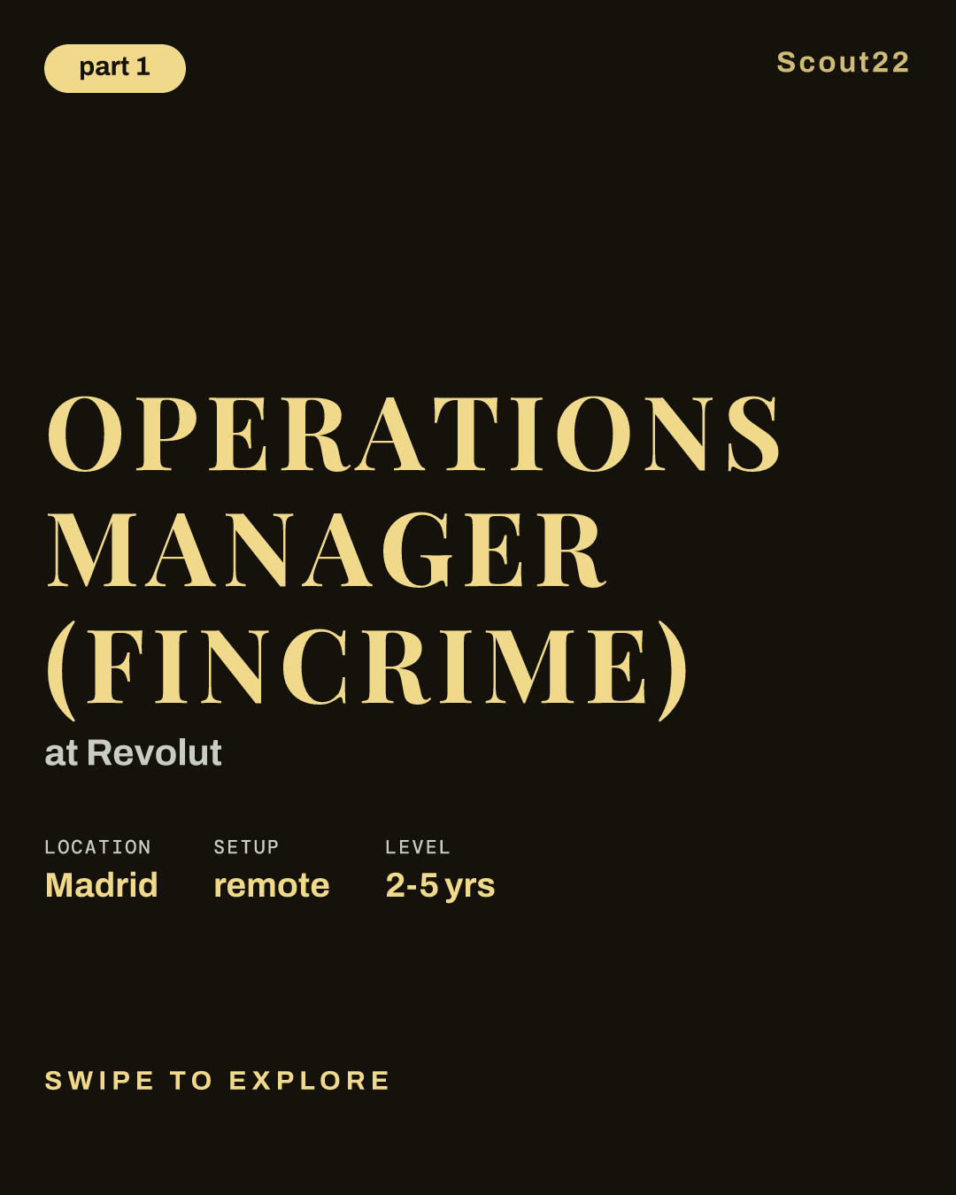 Operations Manager (FinCrime) at Revolut