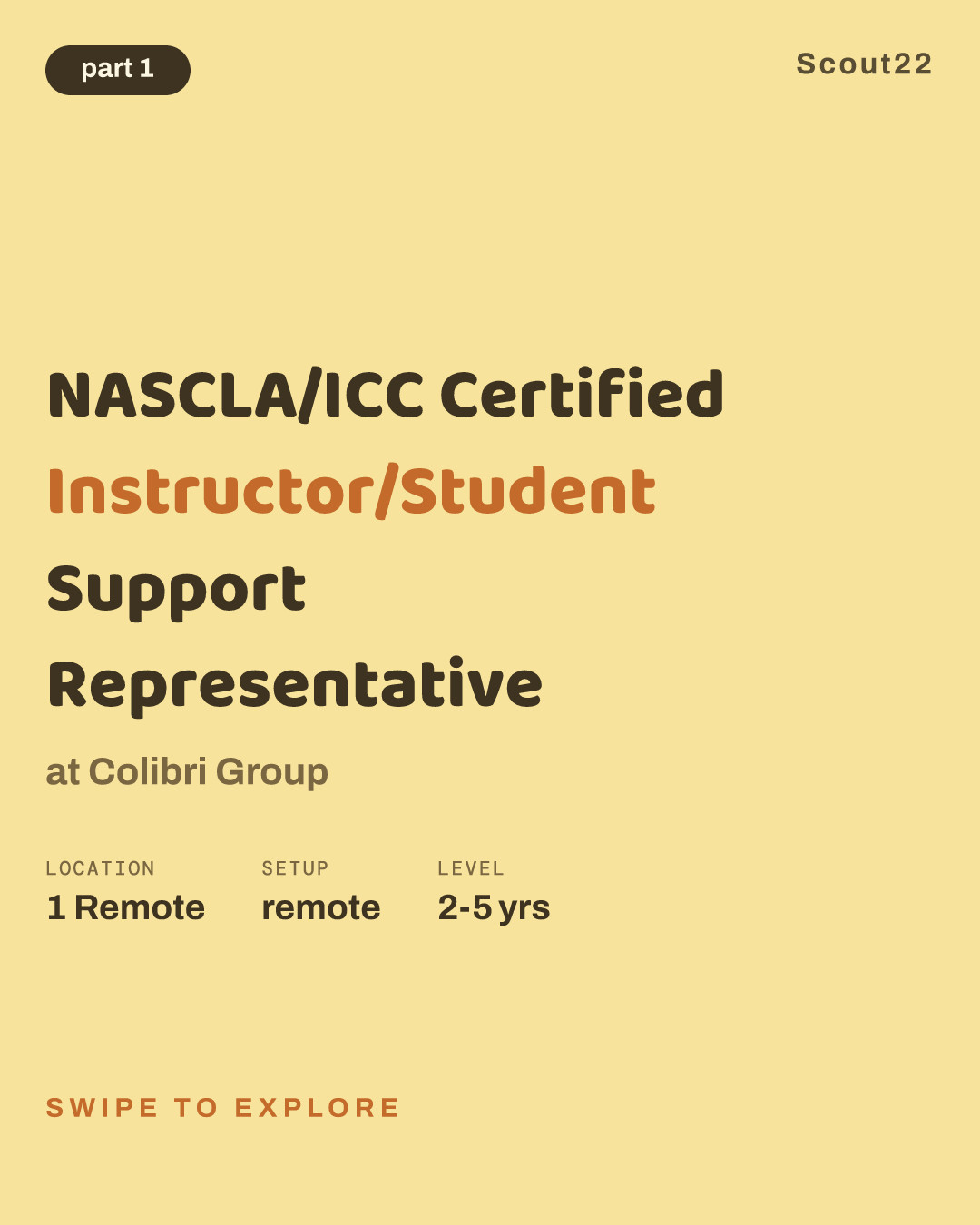 NASCLA/ICC Certified Instructor/Student Support Representative at Colibri Group