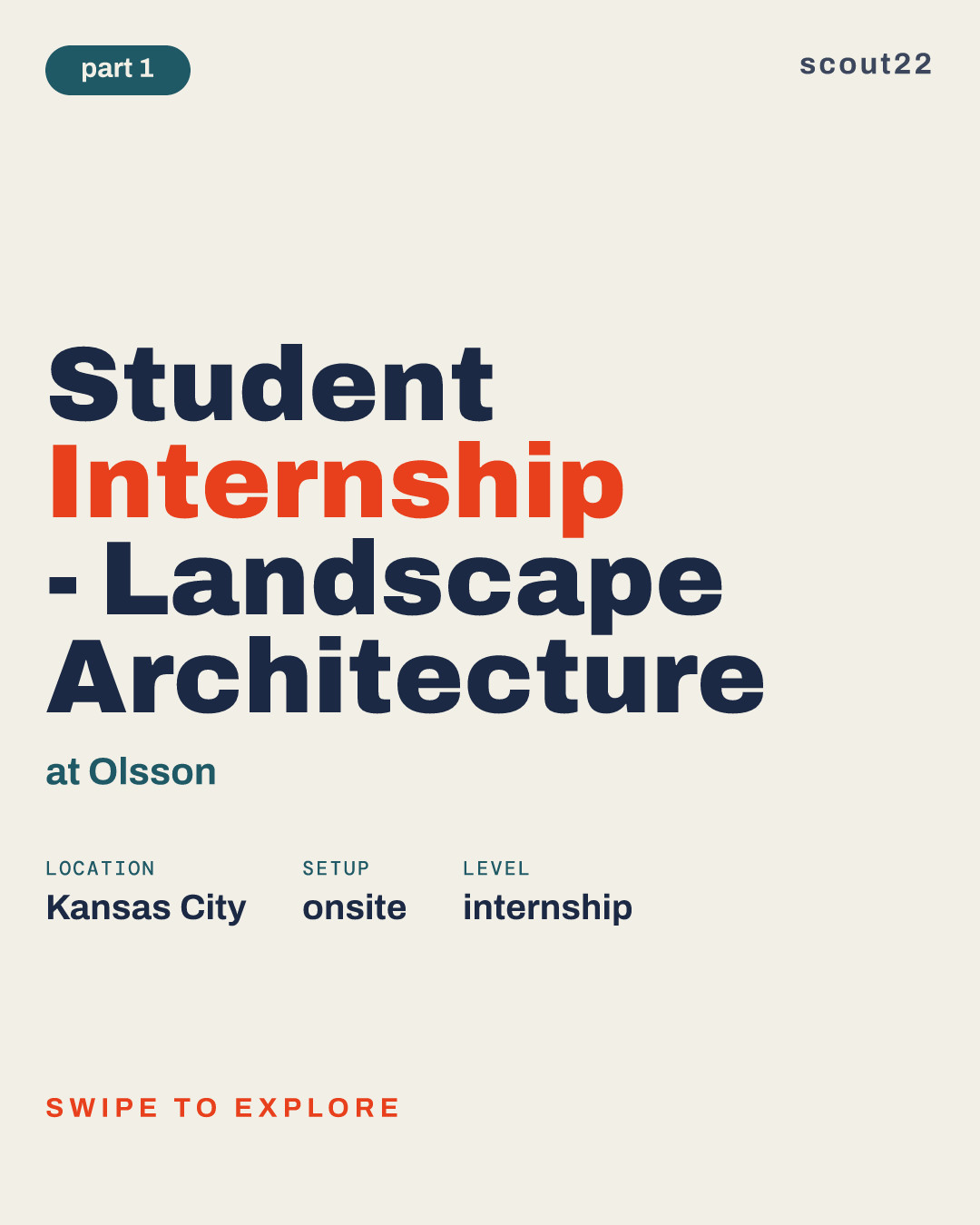 Student Internship - Landscape Architecture at Olsson