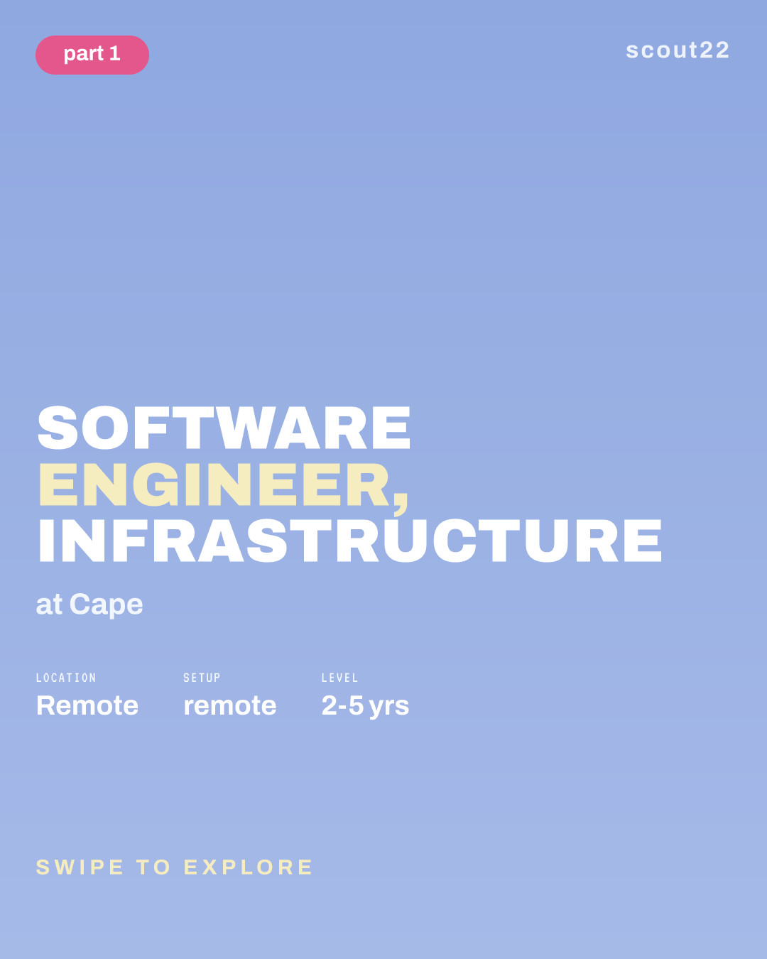 Software Engineer, Infrastructure at Cape