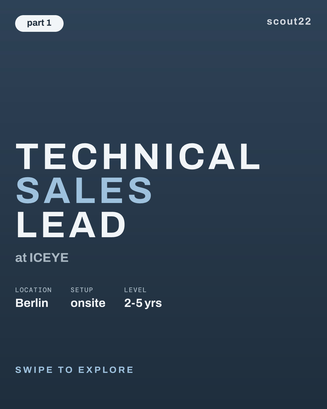 Technical Sales Lead at ICEYE