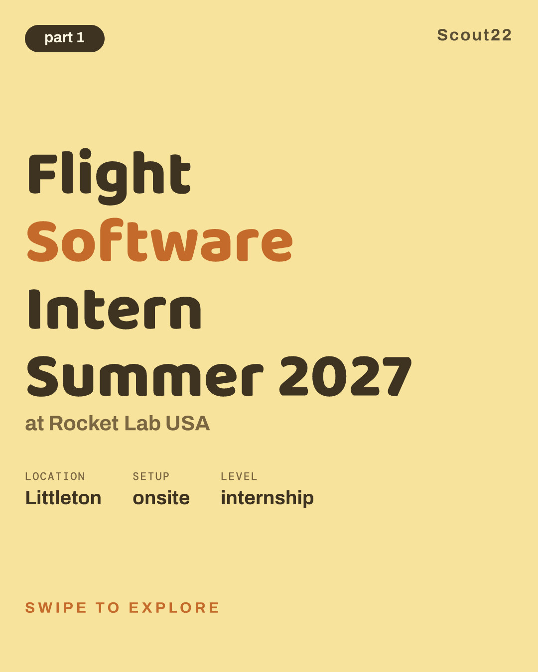 Flight Software Intern Summer 2027 at Rocket Lab USA