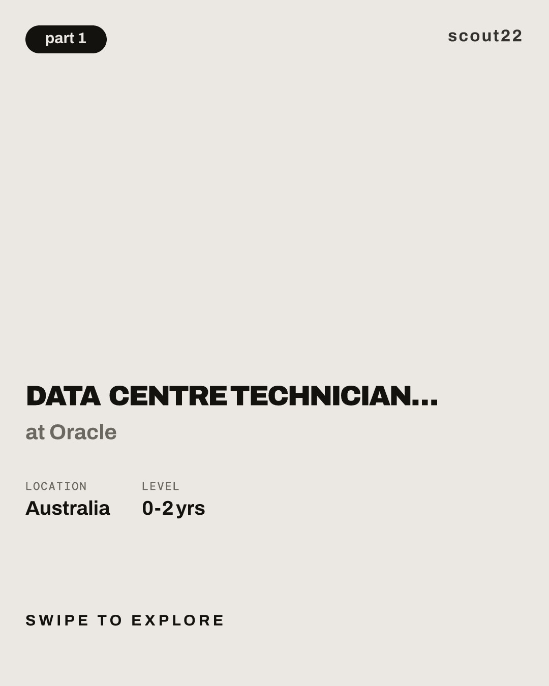 Data Centre Technician - Trainee Program (Australia) at Oracle