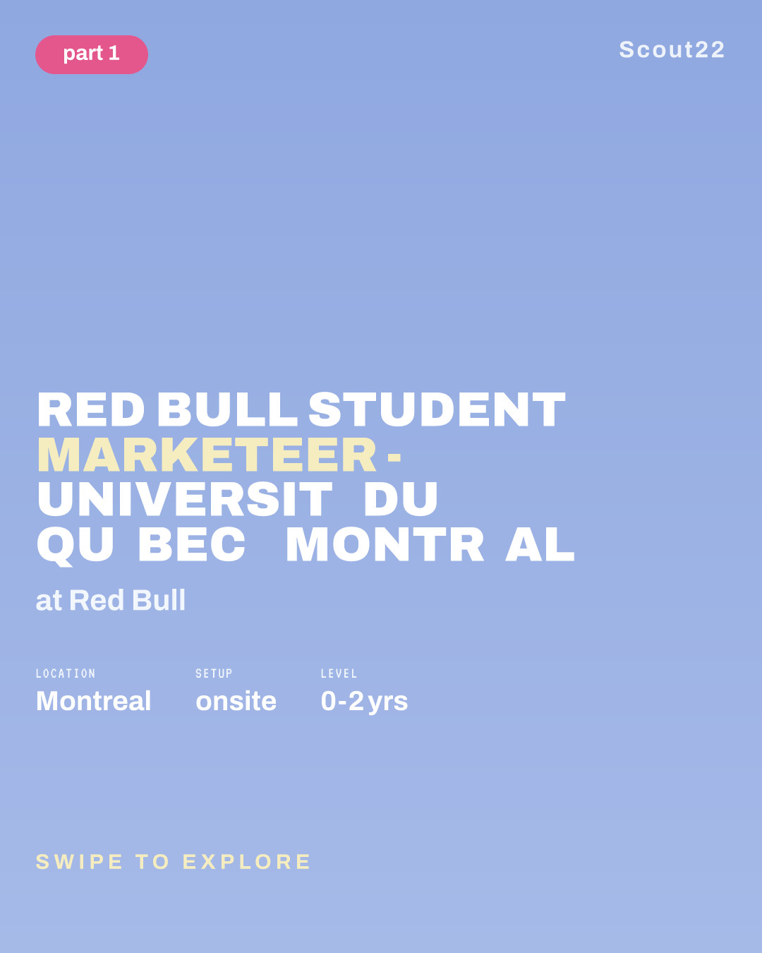 Red Bull Student Marketeer - Université du Québec à Montréal at Red Bull