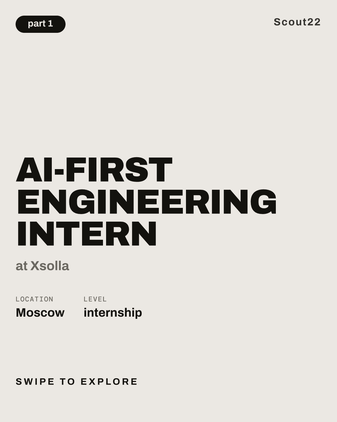 AI-First Engineering Intern at Xsolla