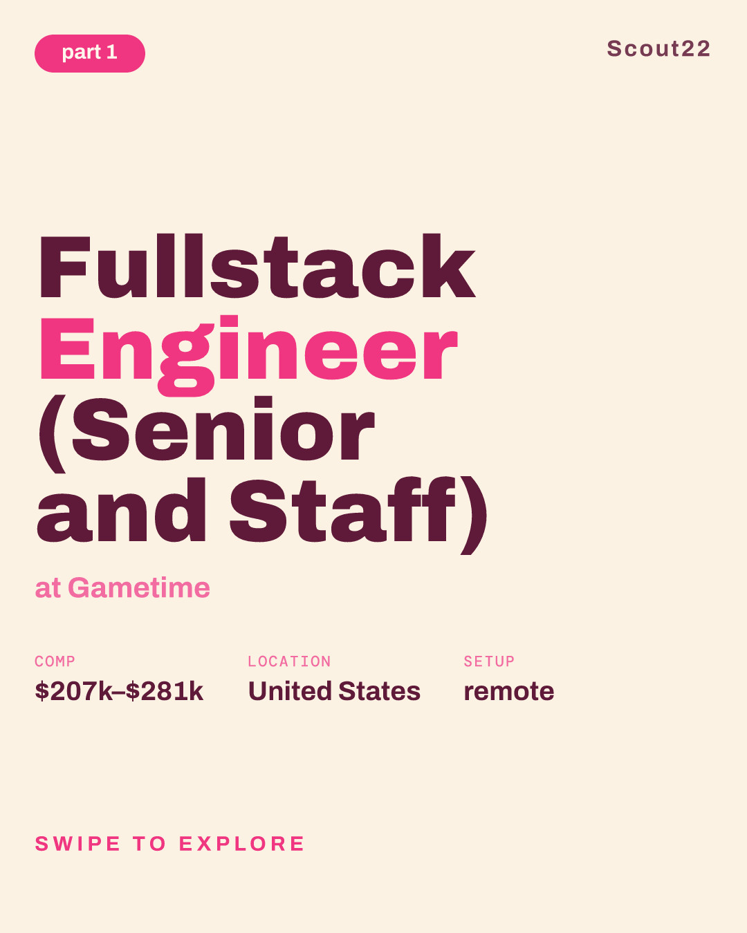 Fullstack Engineer (Senior and Staff) at Gametime
