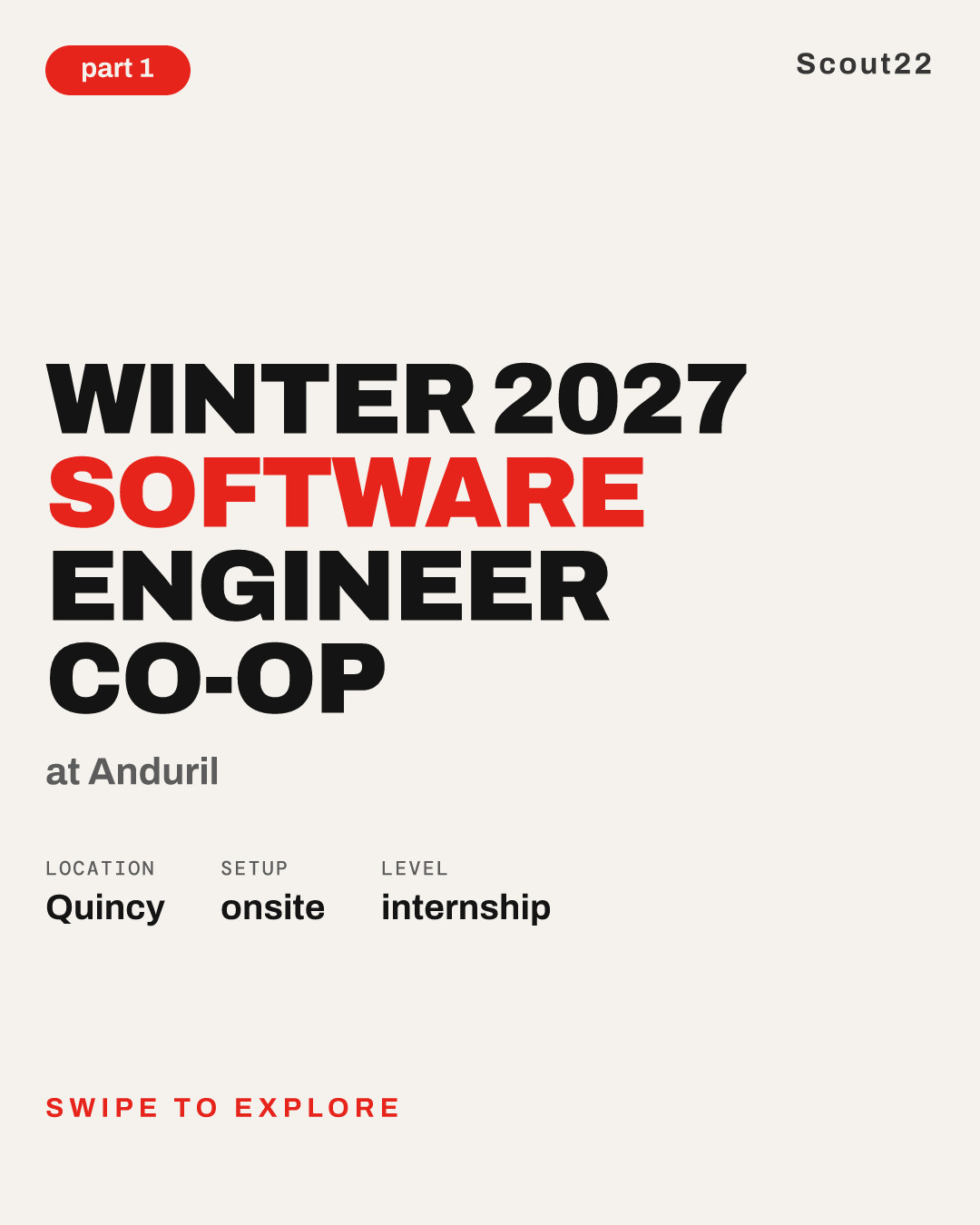 Winter 2027 Software Engineer Co-op at Anduril