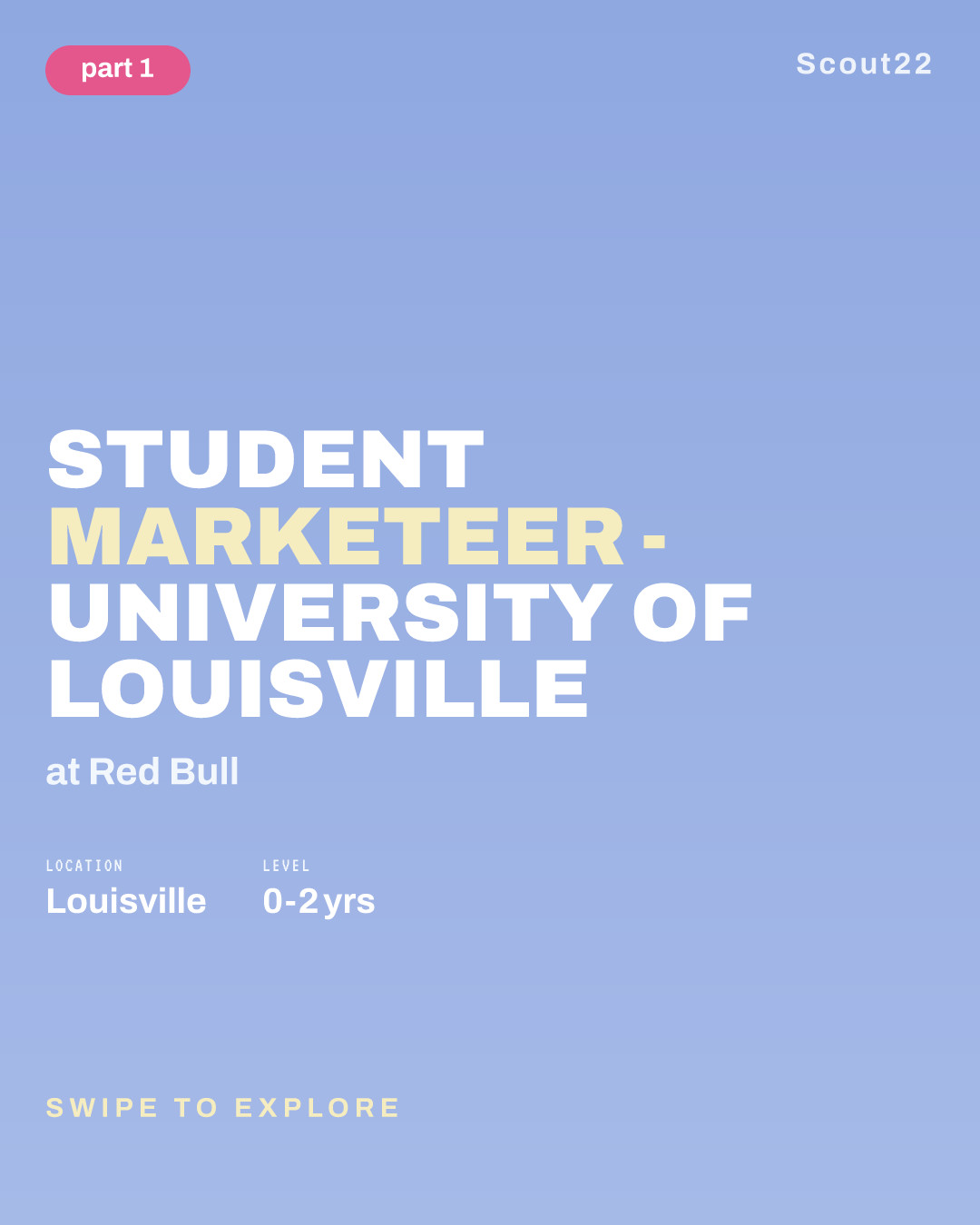 Student Marketeer - University of Louisville at Red Bull