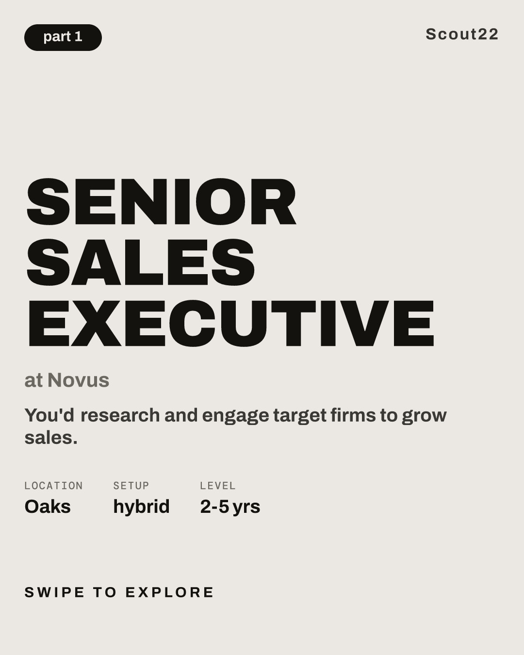 Senior Sales Executive at Novus