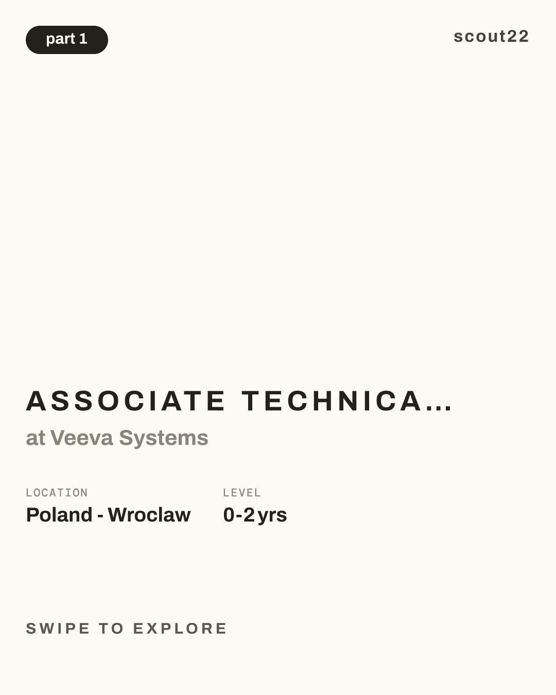 Associate Technical Consultant - Entry-Level Consulting at Veeva Systems