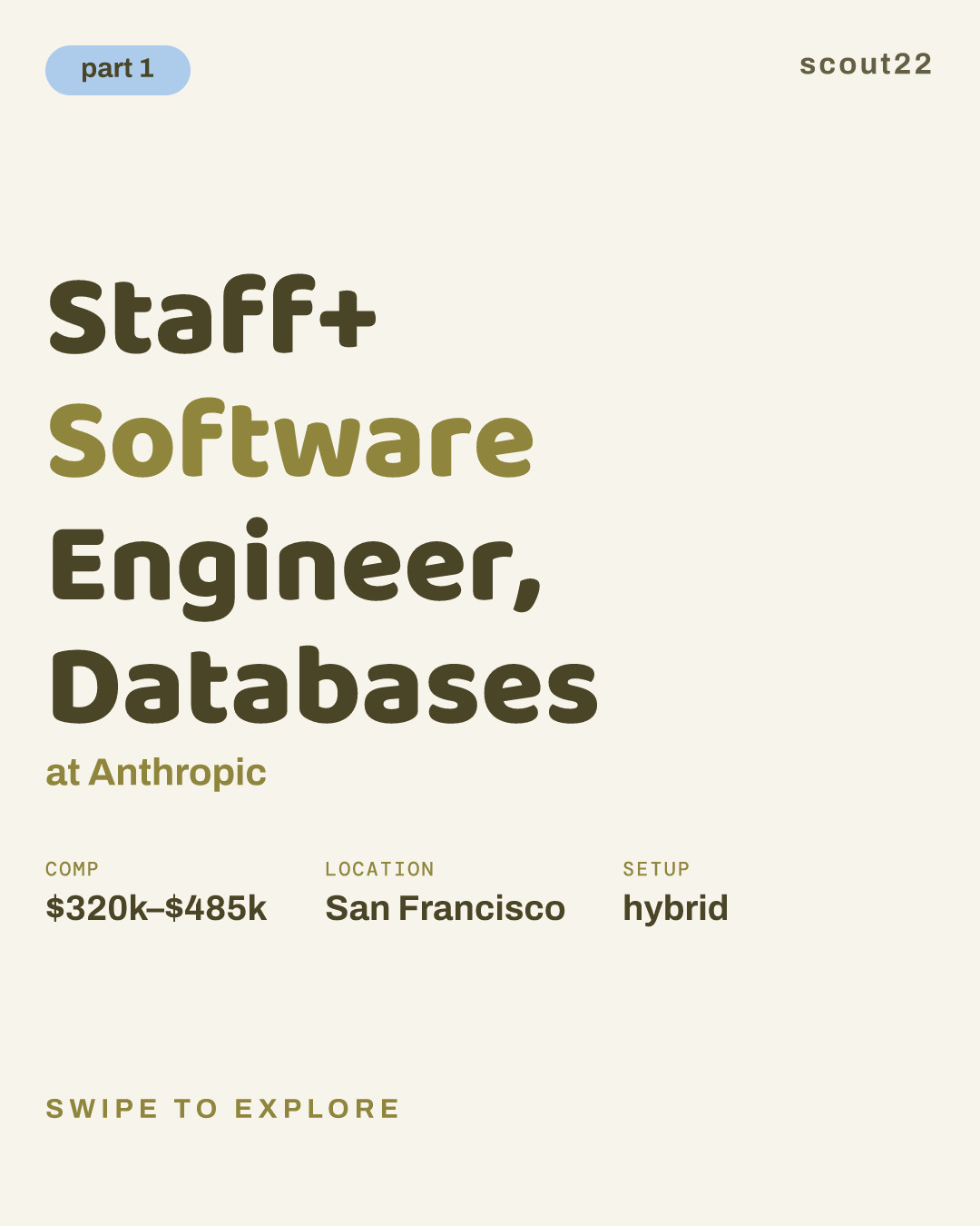 Staff+ Software Engineer, Databases at Anthropic