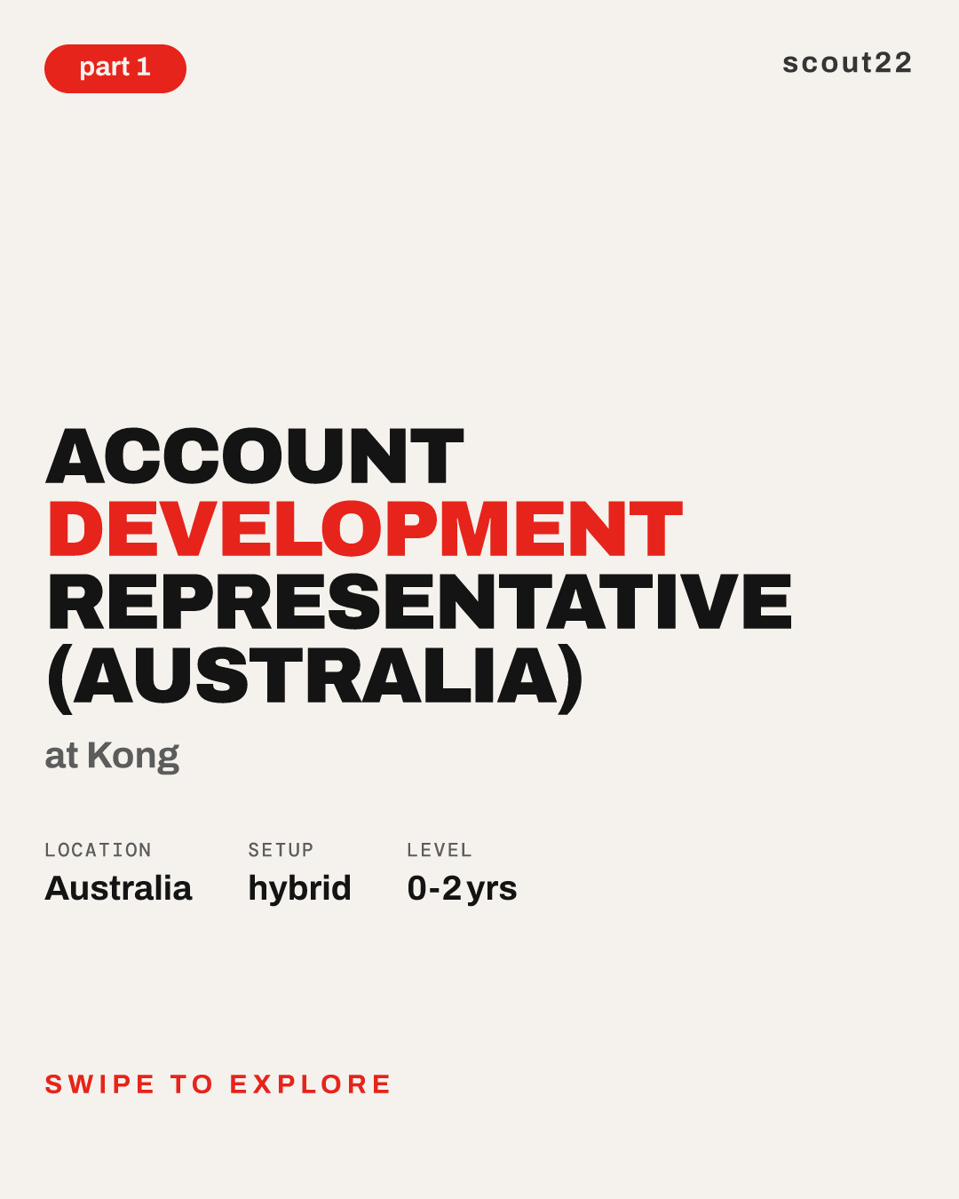 Account Development Representative (Australia) at Kong