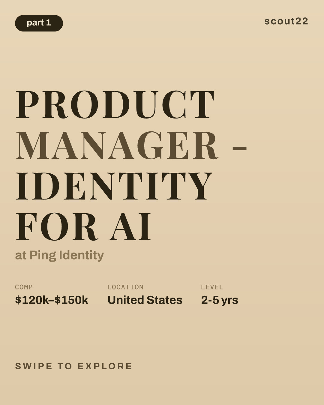 Product Manager - Identity for AI at Ping Identity