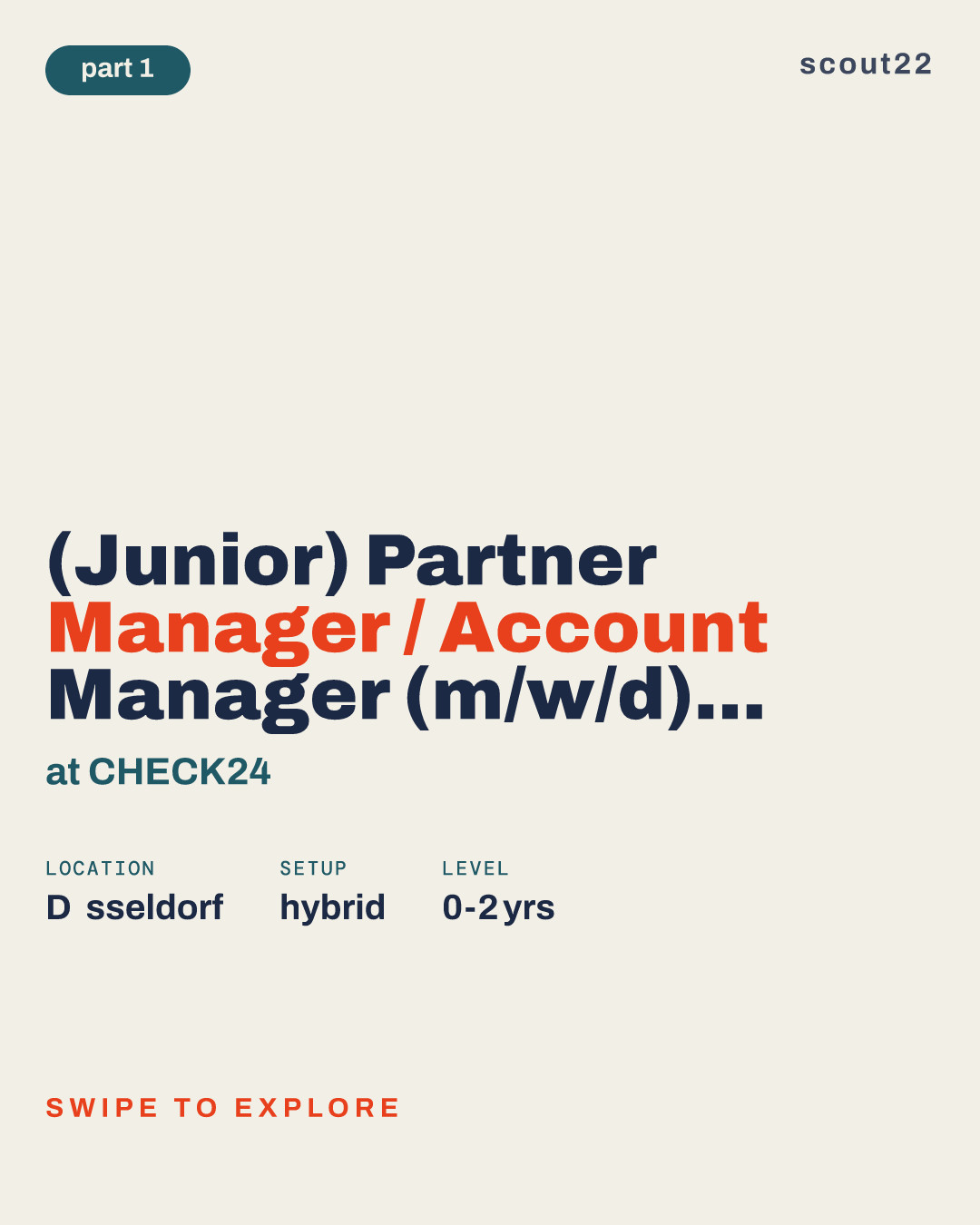 (Junior) Partner Manager / Account Manager (m/w/d) Ferienwohnungen at CHECK24
