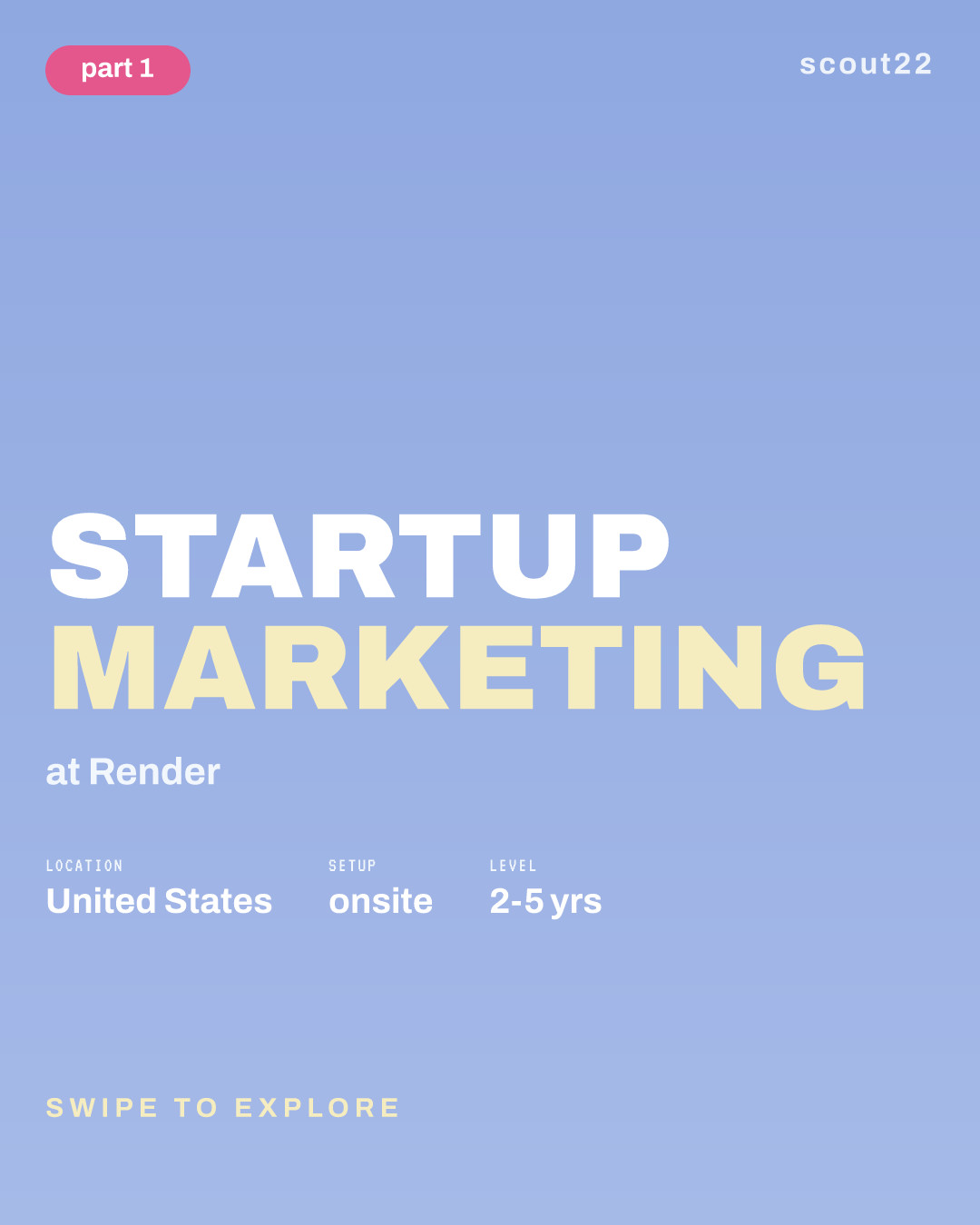Startup Marketing at Render
