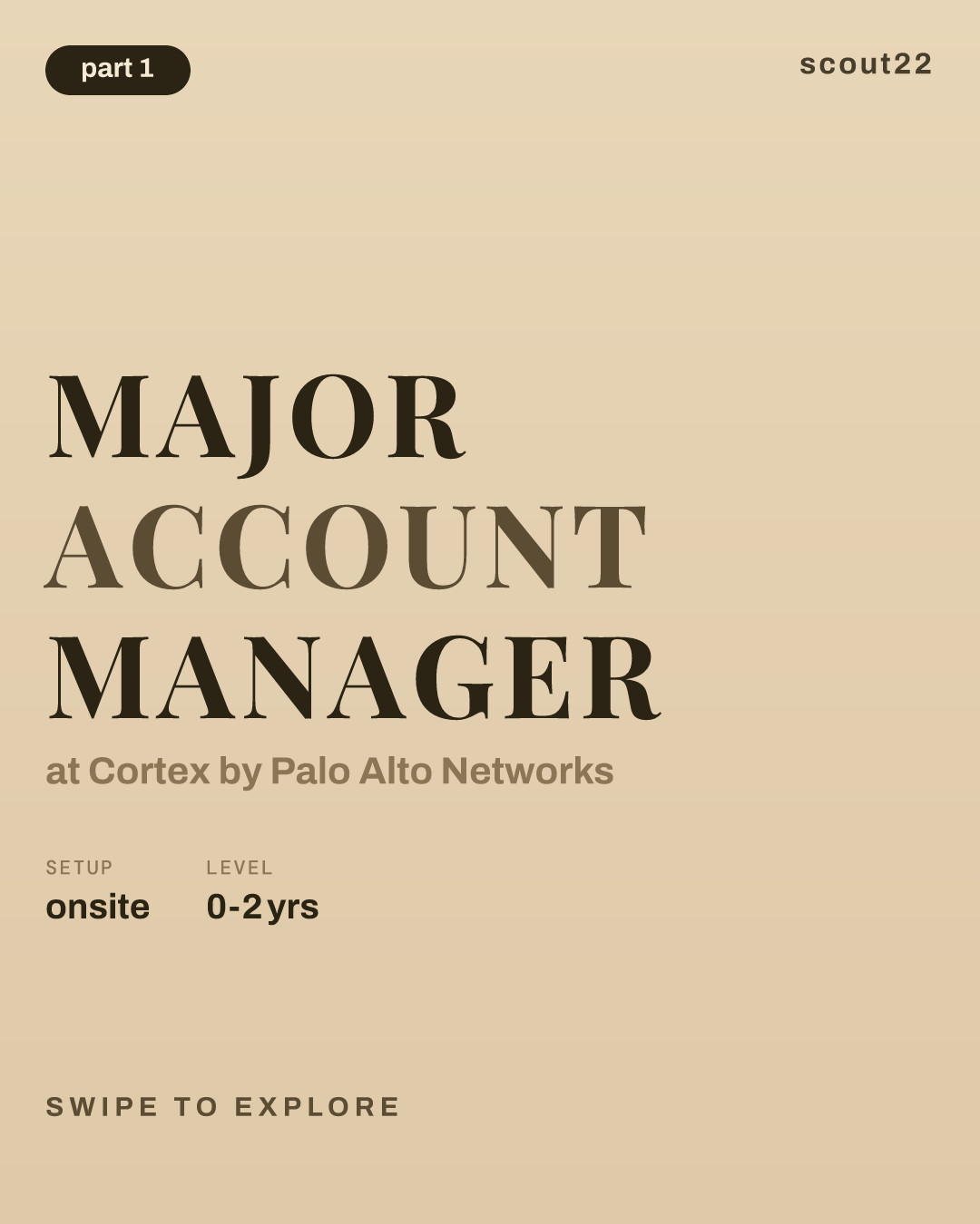 Major Account Manager at Cortex by Palo Alto Networks