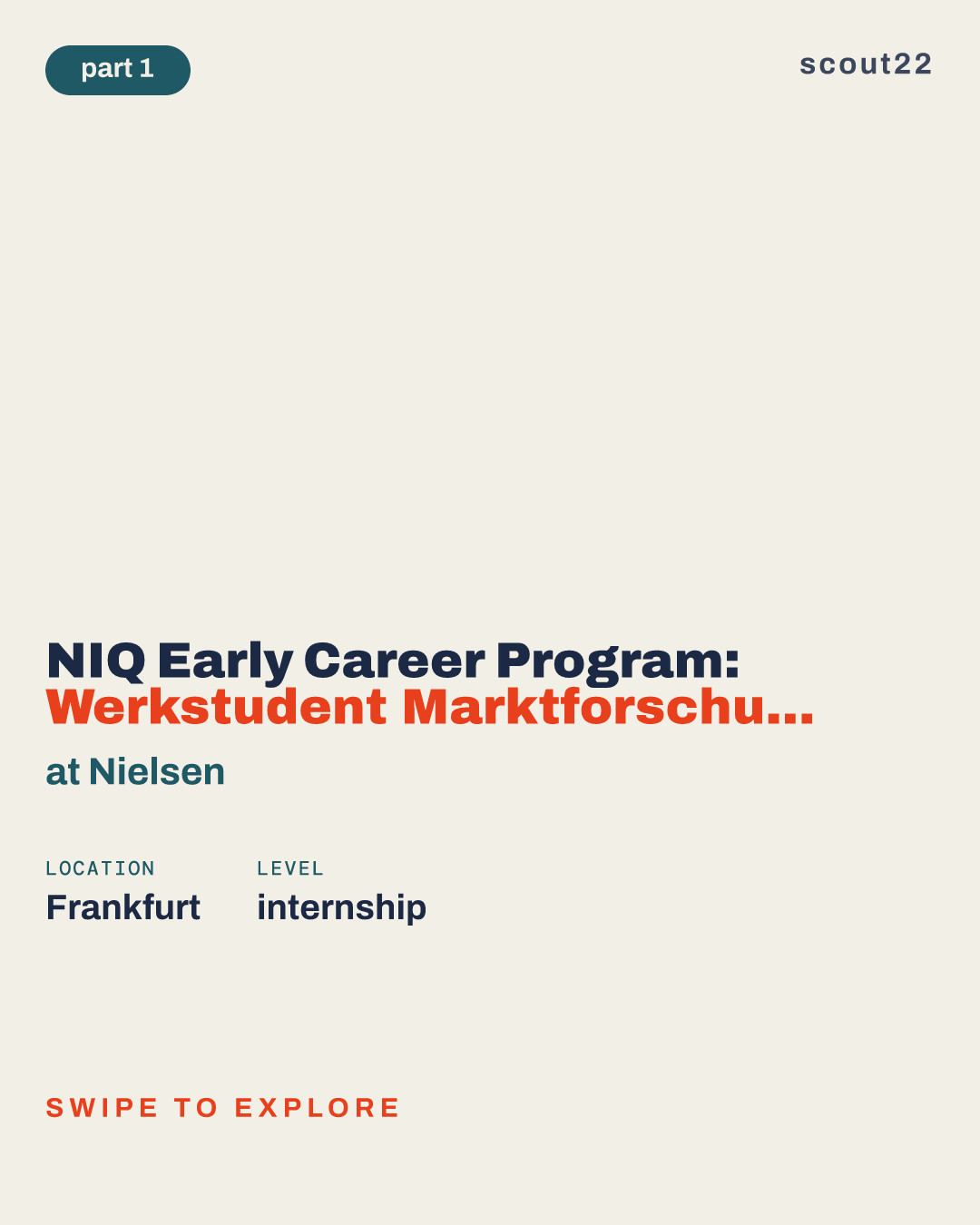 NIQ Early Career Program: Werkstudent Marktforschung Analytics (m/w/d) at Nielsen