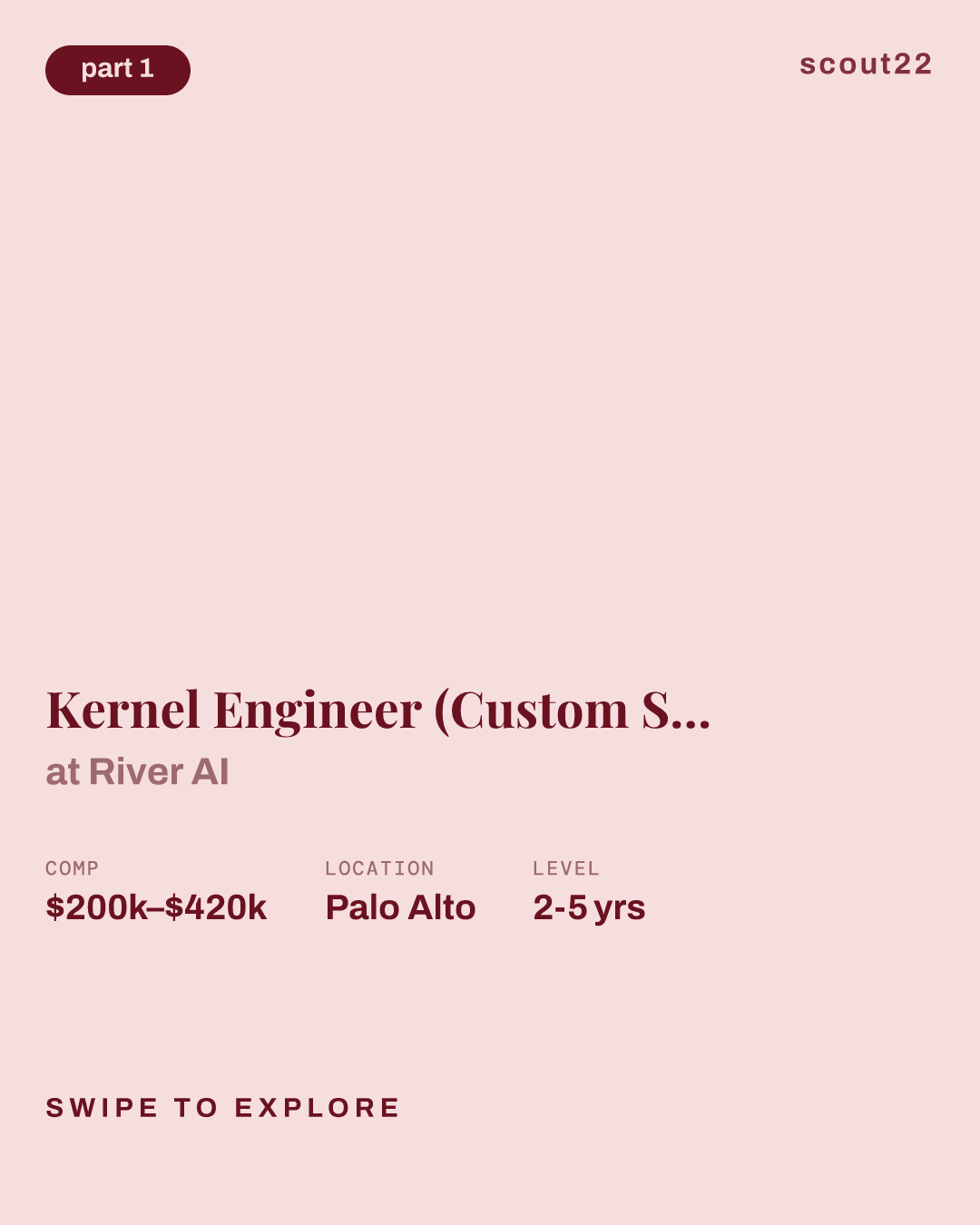 Kernel Engineer (Custom Silicon), Hardware at River AI
