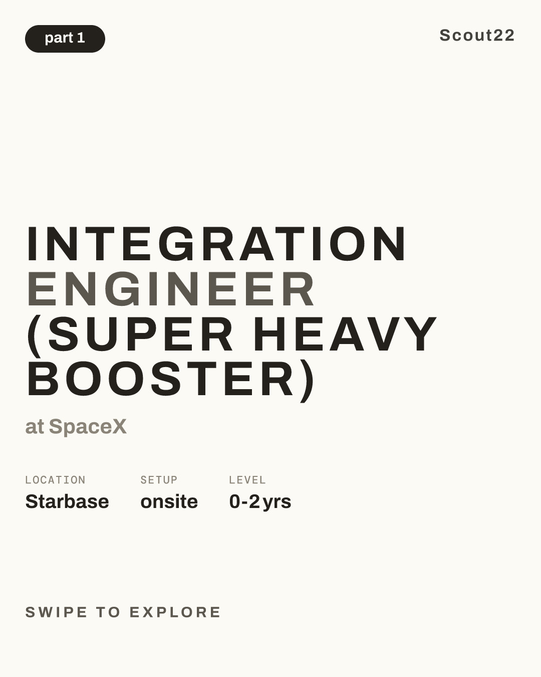 Integration Engineer (Super Heavy Booster) at SpaceX