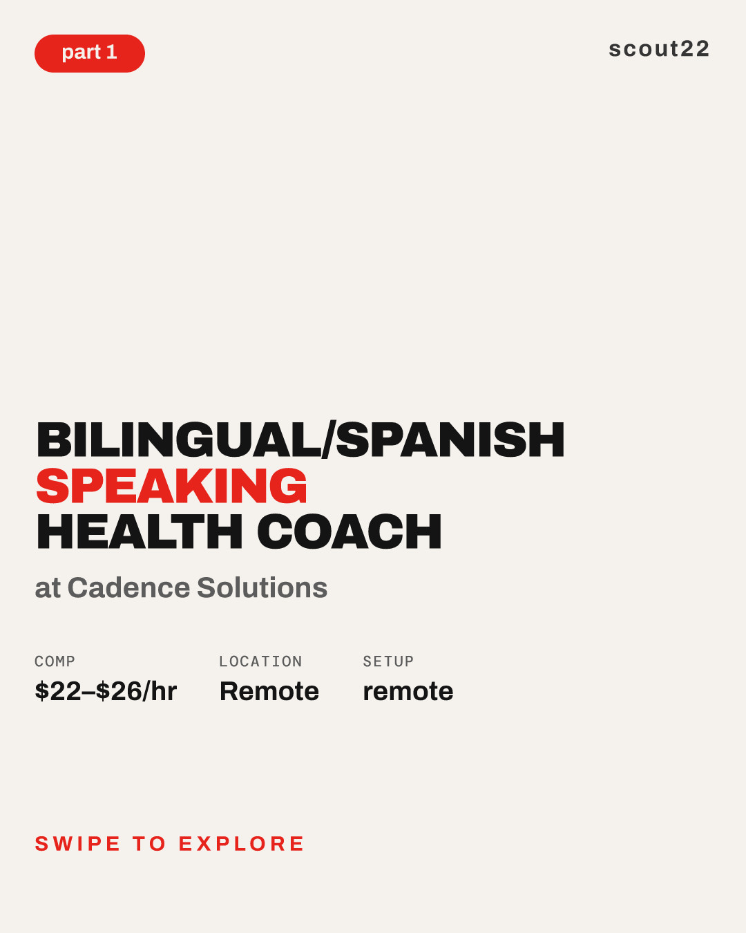 Bilingual/Spanish Speaking Health Coach at Cadence Solutions