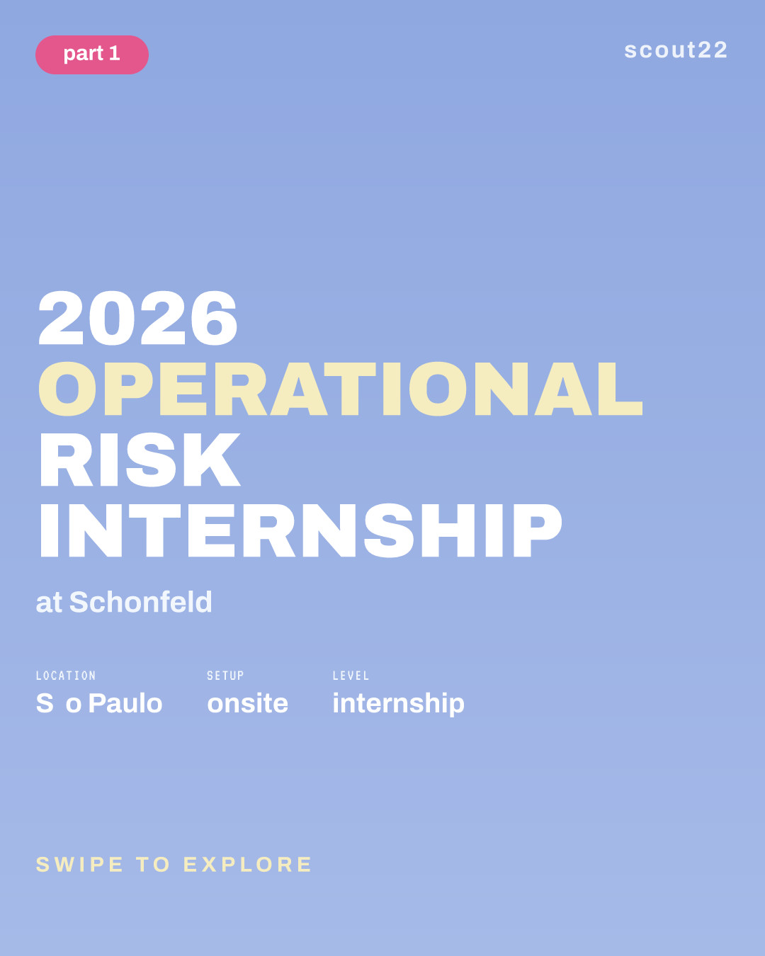 2026 Operational Risk Internship at Schonfeld