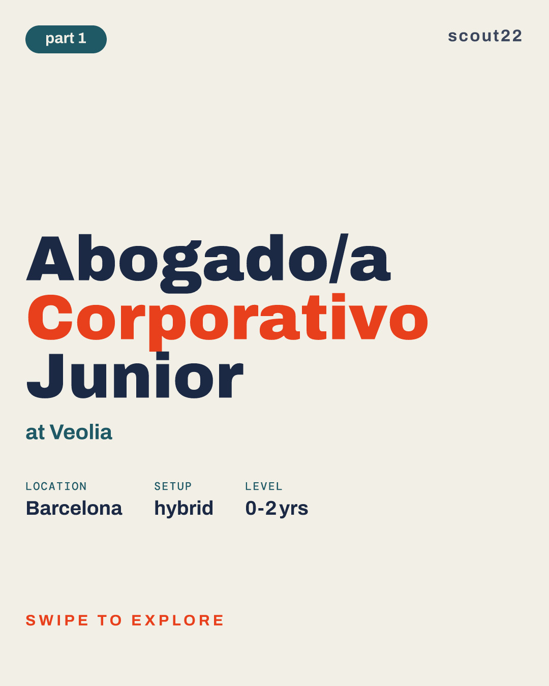 Abogado/a Corporativo Junior at Veolia