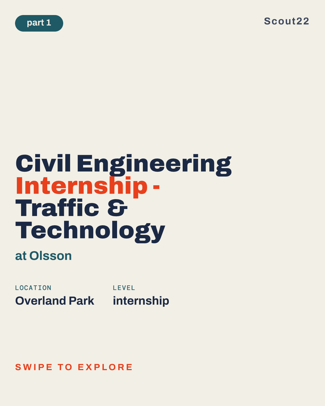 Civil Engineering Internship - Traffic & Technology at Olsson