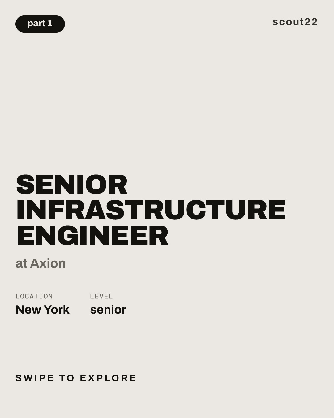 Senior Infrastructure Engineer at Axion
