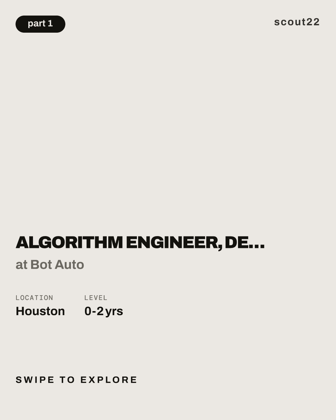 Algorithm Engineer, Deep Learning & Vision (New Grad) at Bot Auto