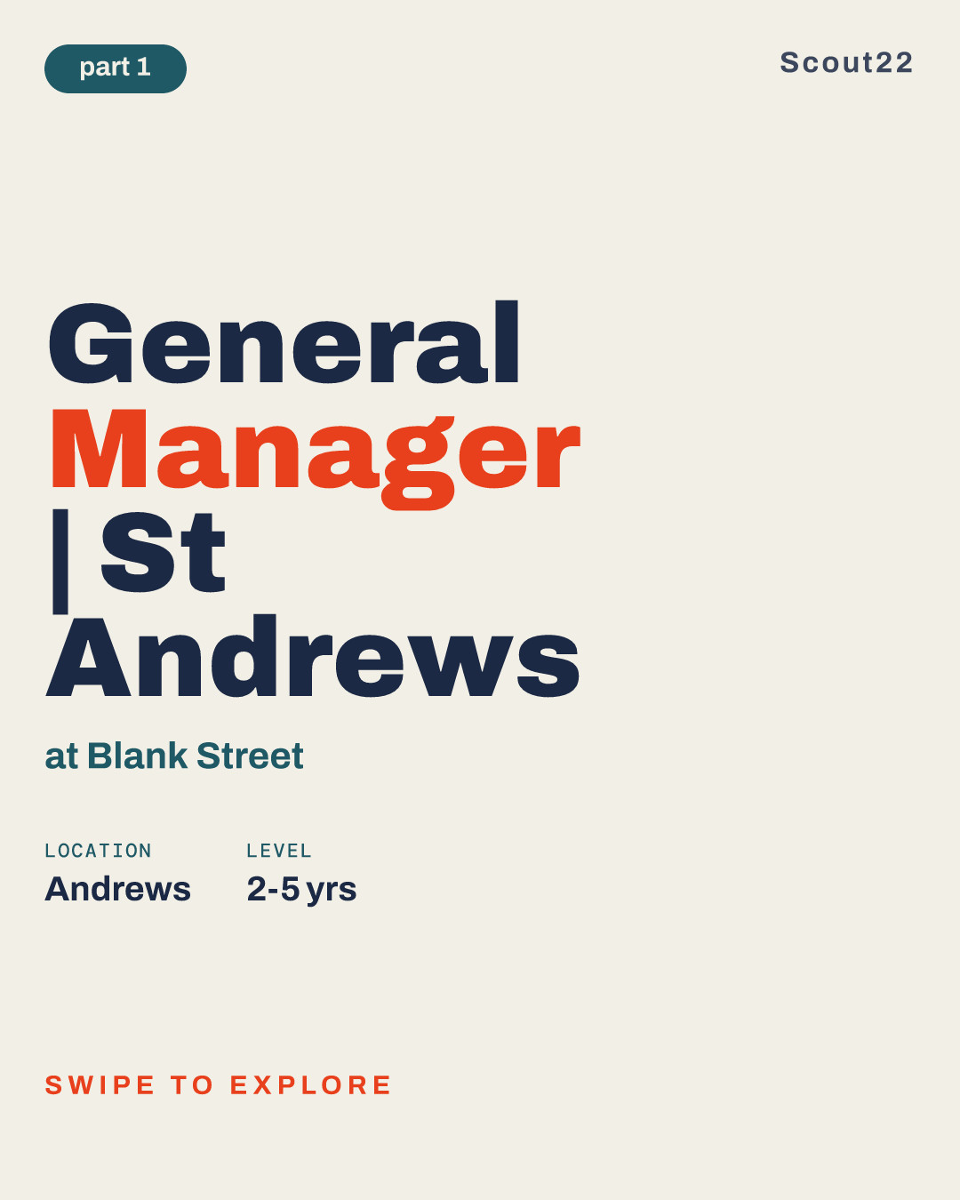 General Manager | St Andrews at Blank Street