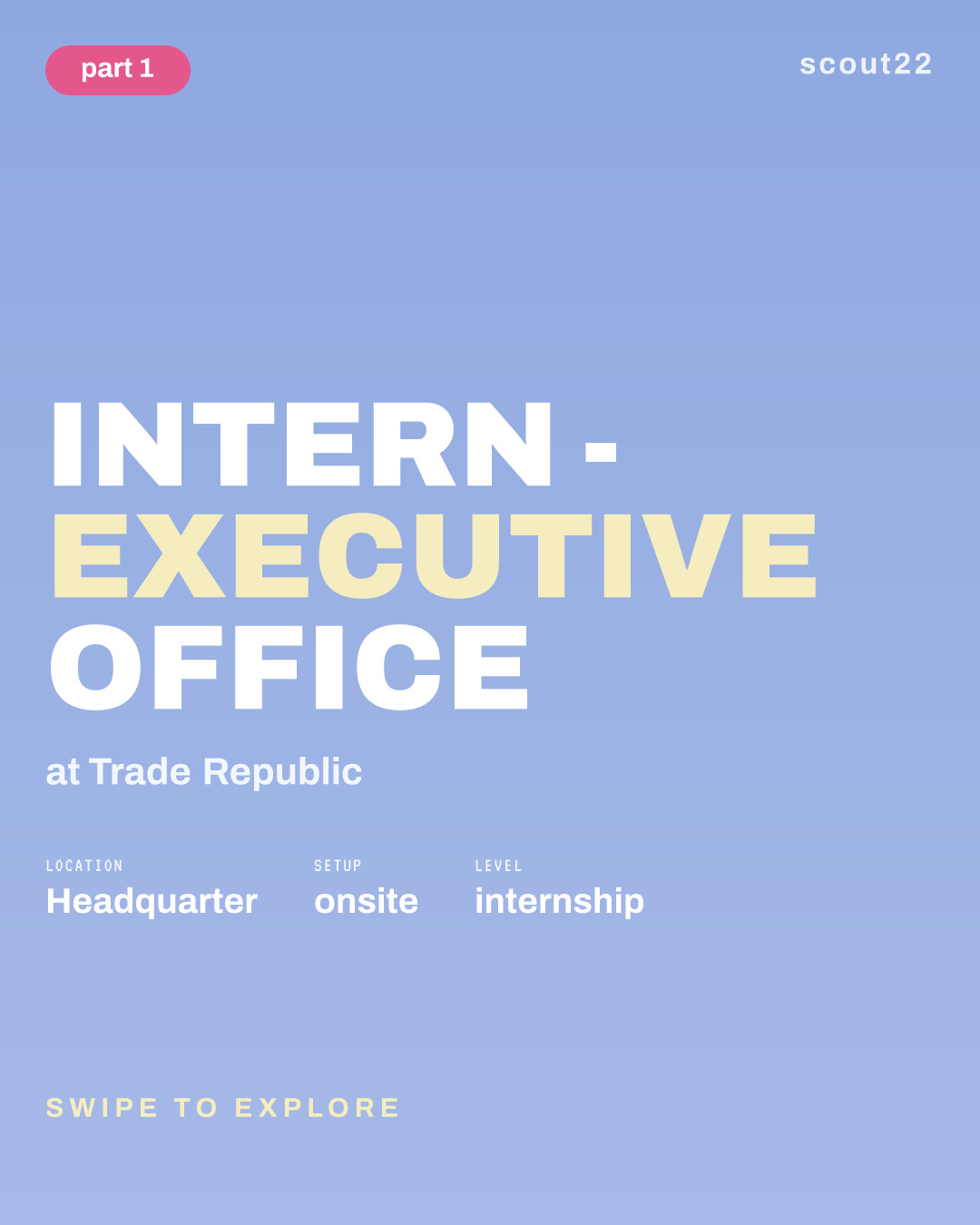 Intern - Executive Office at Trade Republic