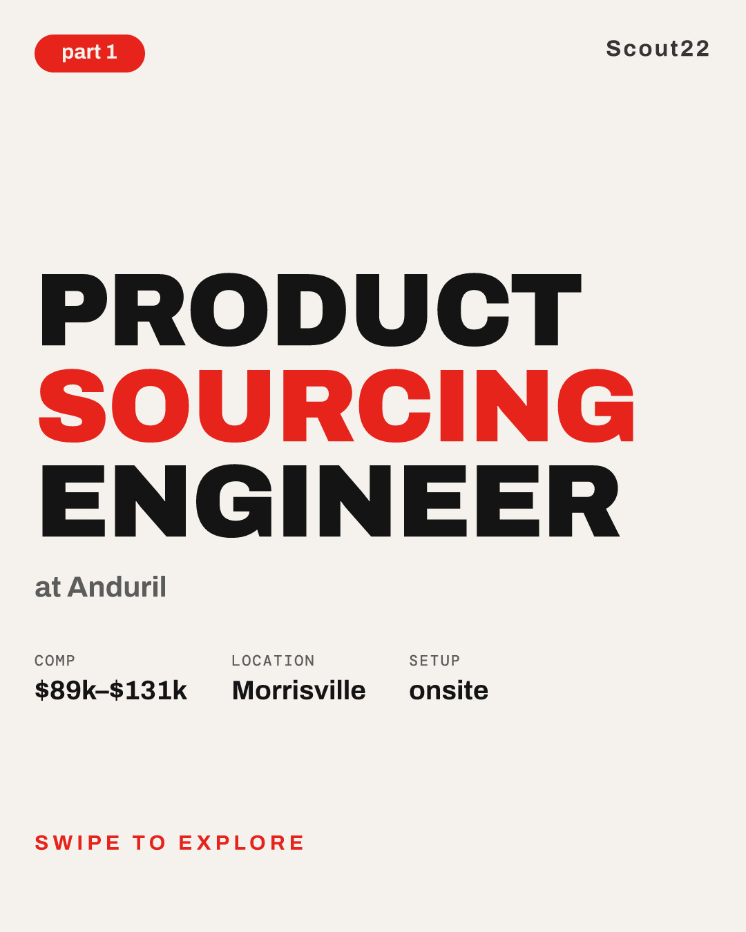 Product Sourcing Engineer at Anduril
