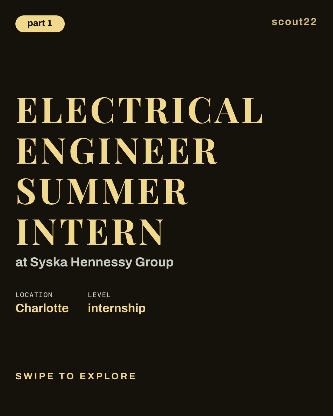 Electrical Engineer Summer Intern at Syska Hennessy Group