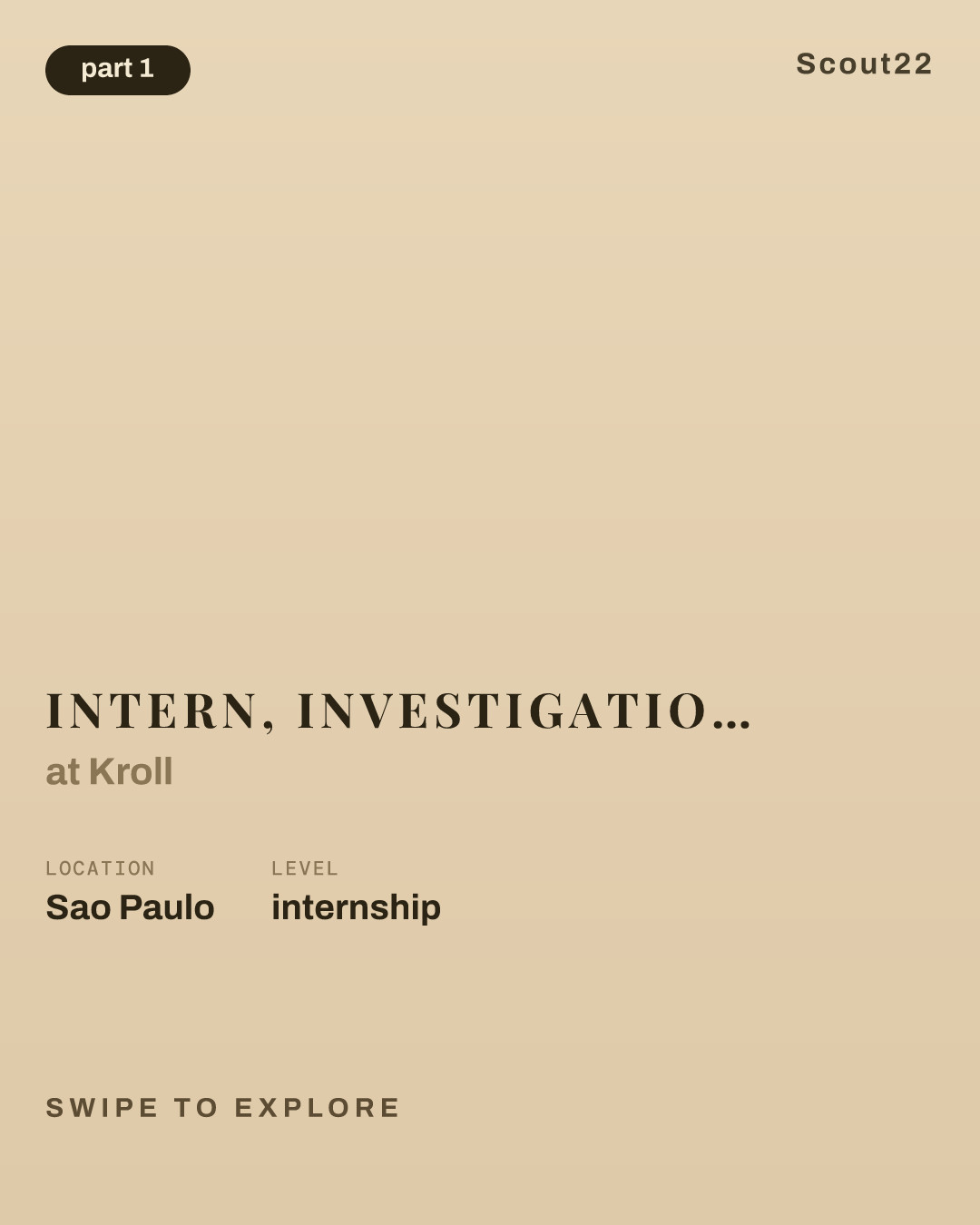 Intern, Investigations Diligence and Compliance - Specialist at Kroll