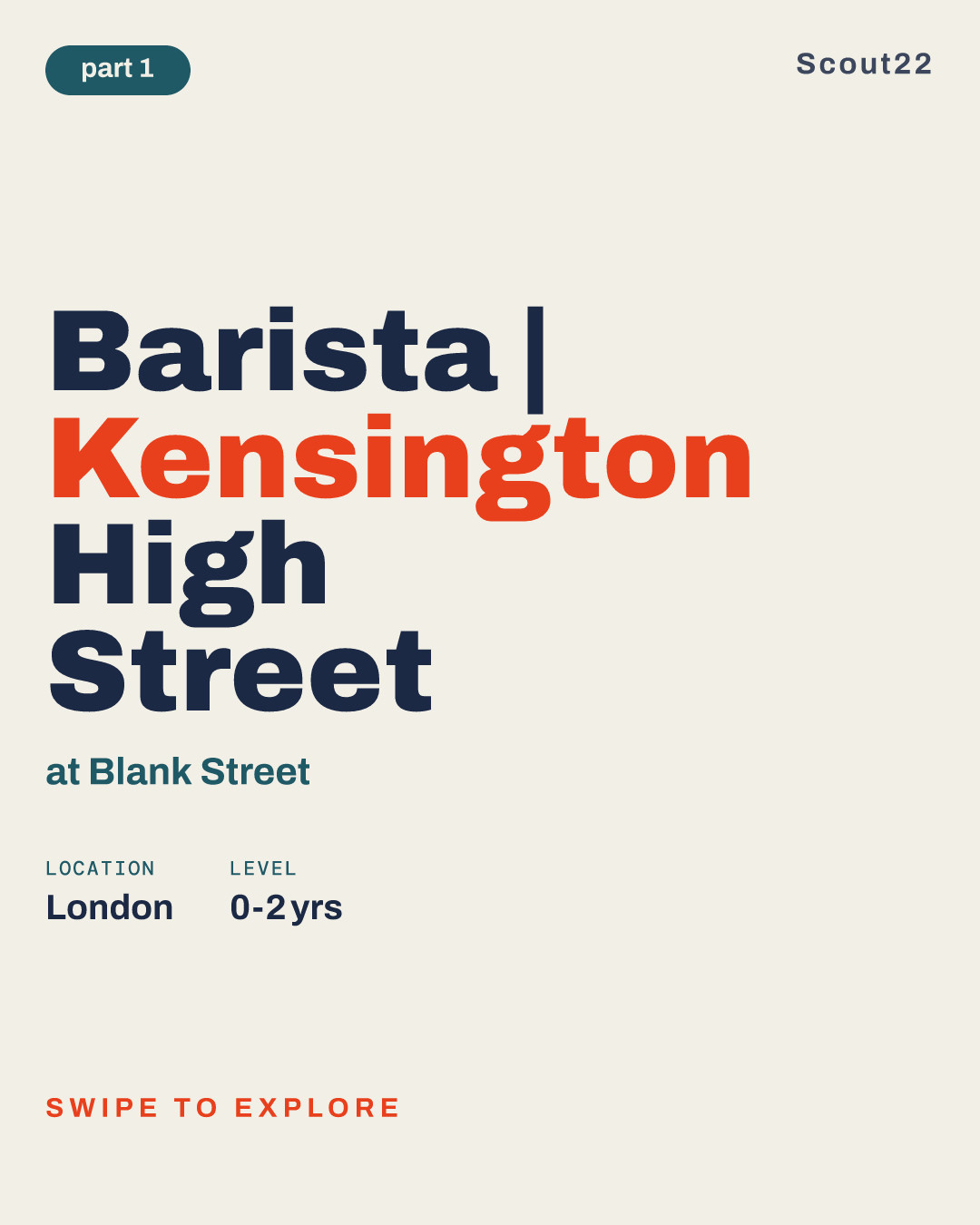 Barista | Kensington High Street at Blank Street