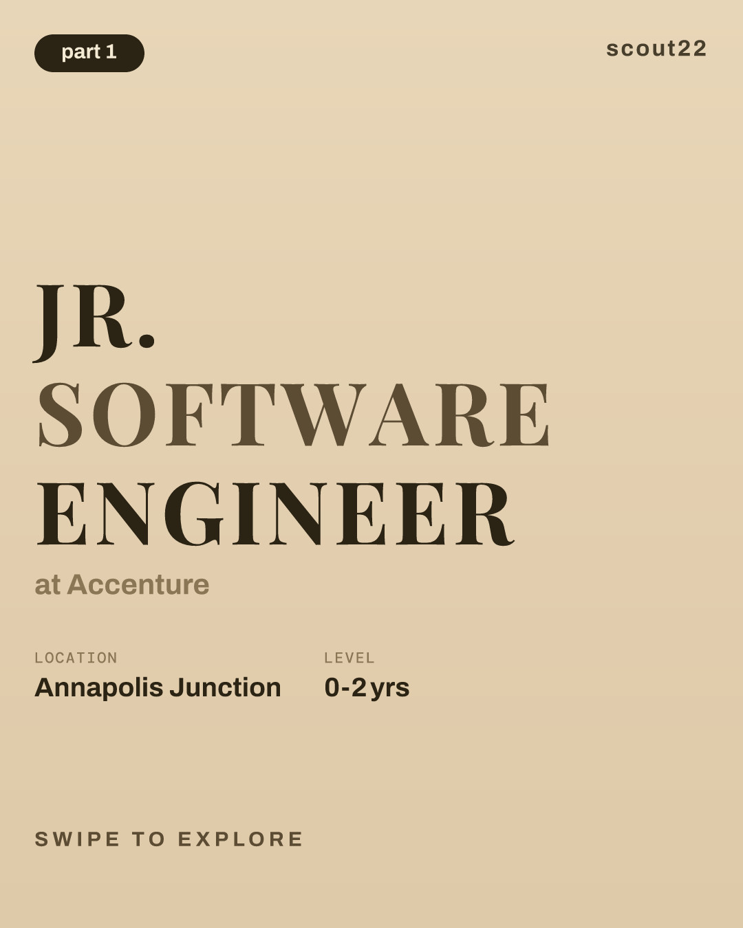 Jr. Software Engineer at Accenture