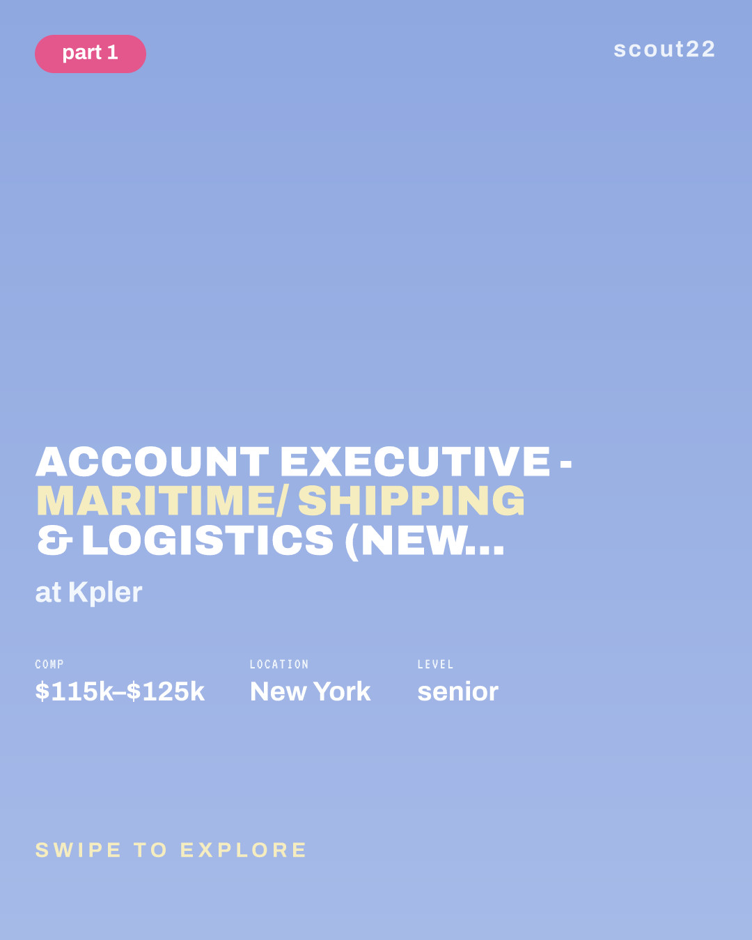 Account Executive - Maritime/ Shipping & Logistics (New Business) at Kpler