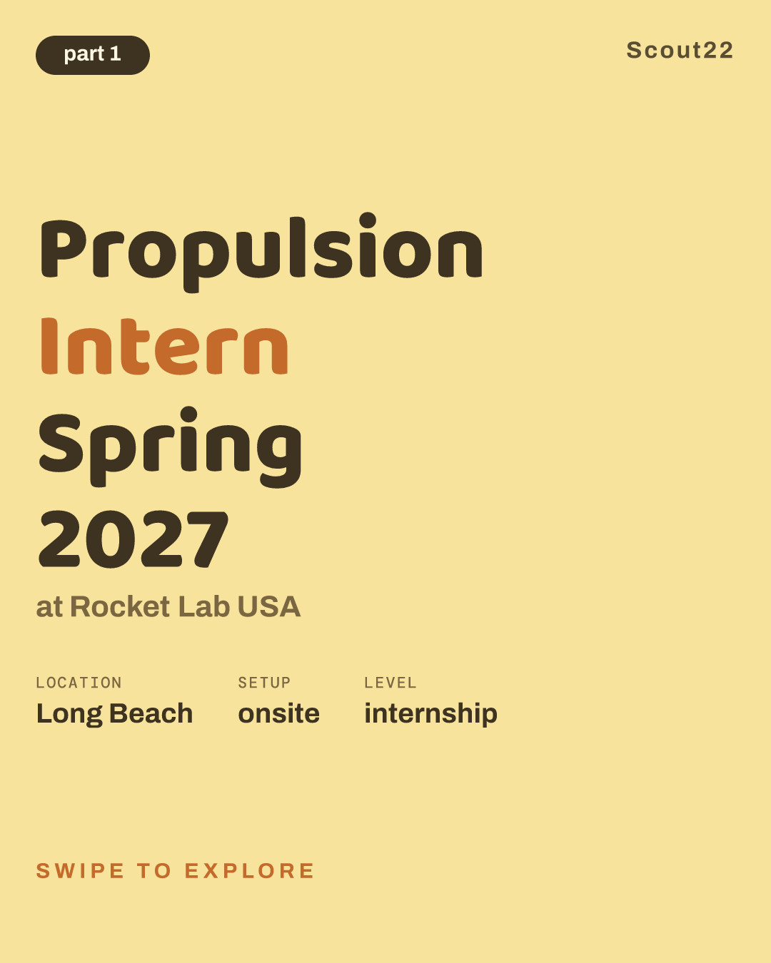 Propulsion Intern Spring 2027 at Rocket Lab USA