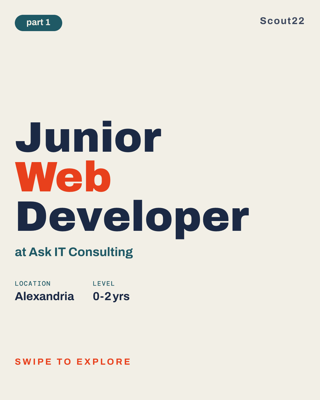 Junior Web Developer at Ask IT Consulting